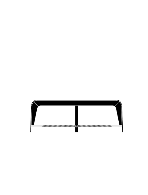 Nykänen FLAT-PACK BENCH drawn in sketch style