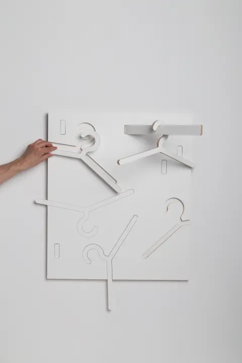 Taneli Kolmonen FLAT-PACK COAT RACK