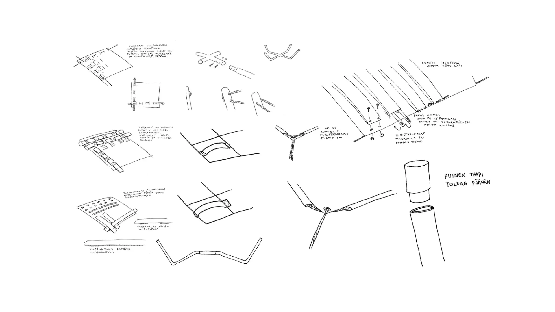 sketches of Tuohinen Hammock