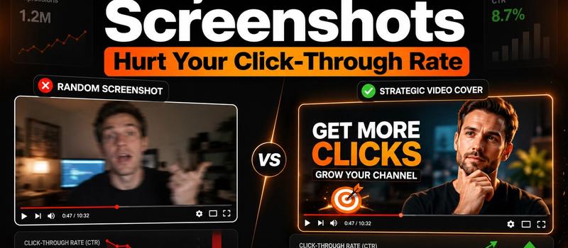 ๐ผ๏ธ Why Random Video Screenshots Hurt Your Click-Through Rate