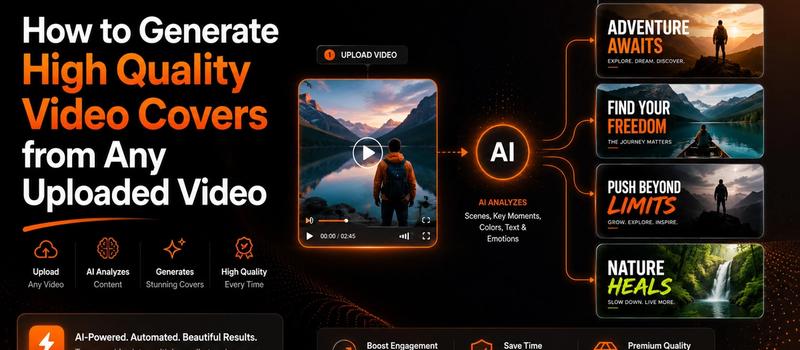 How to Generate High Quality Video Covers from Any Uploaded Video
