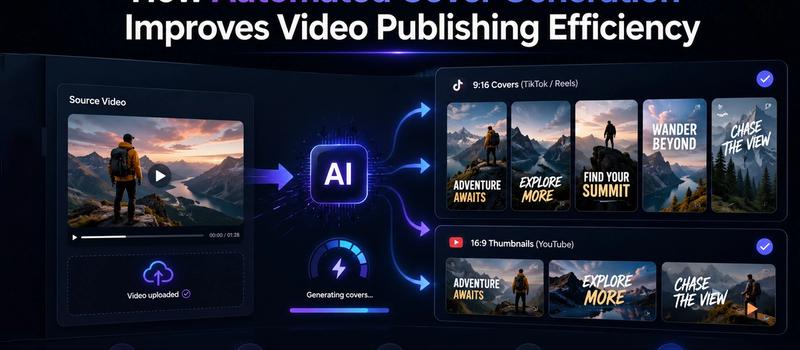 โก How Automated Cover Generation Improves Video Publishing Efficiency