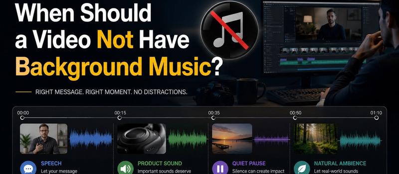๐ When Should a Video Not Have Background Music?