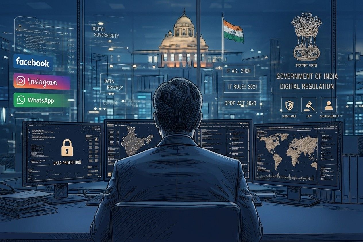 Governance of Global Platforms in India: Law, Data Protection, and Digital Accountability