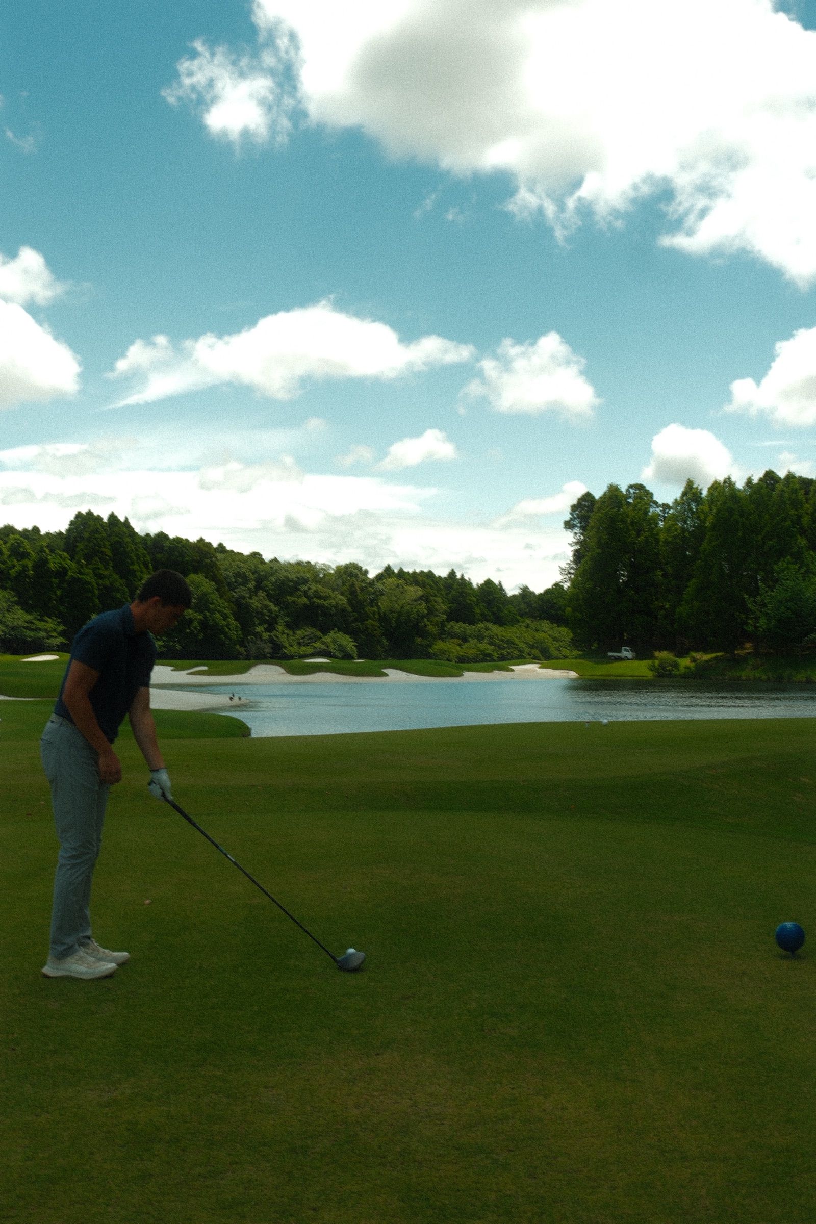 Arriving at Caledonian Golf Club