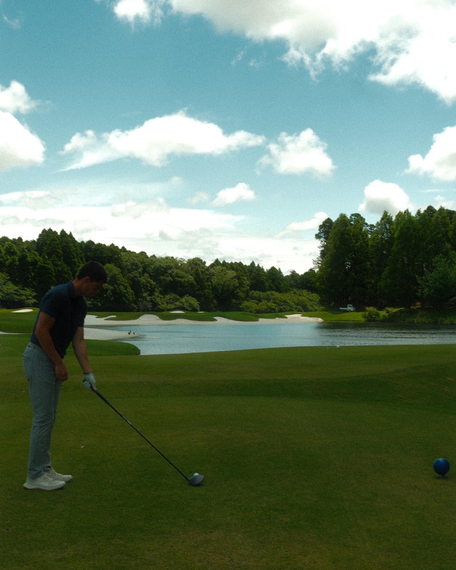 Arriving at Caledonian Golf Club