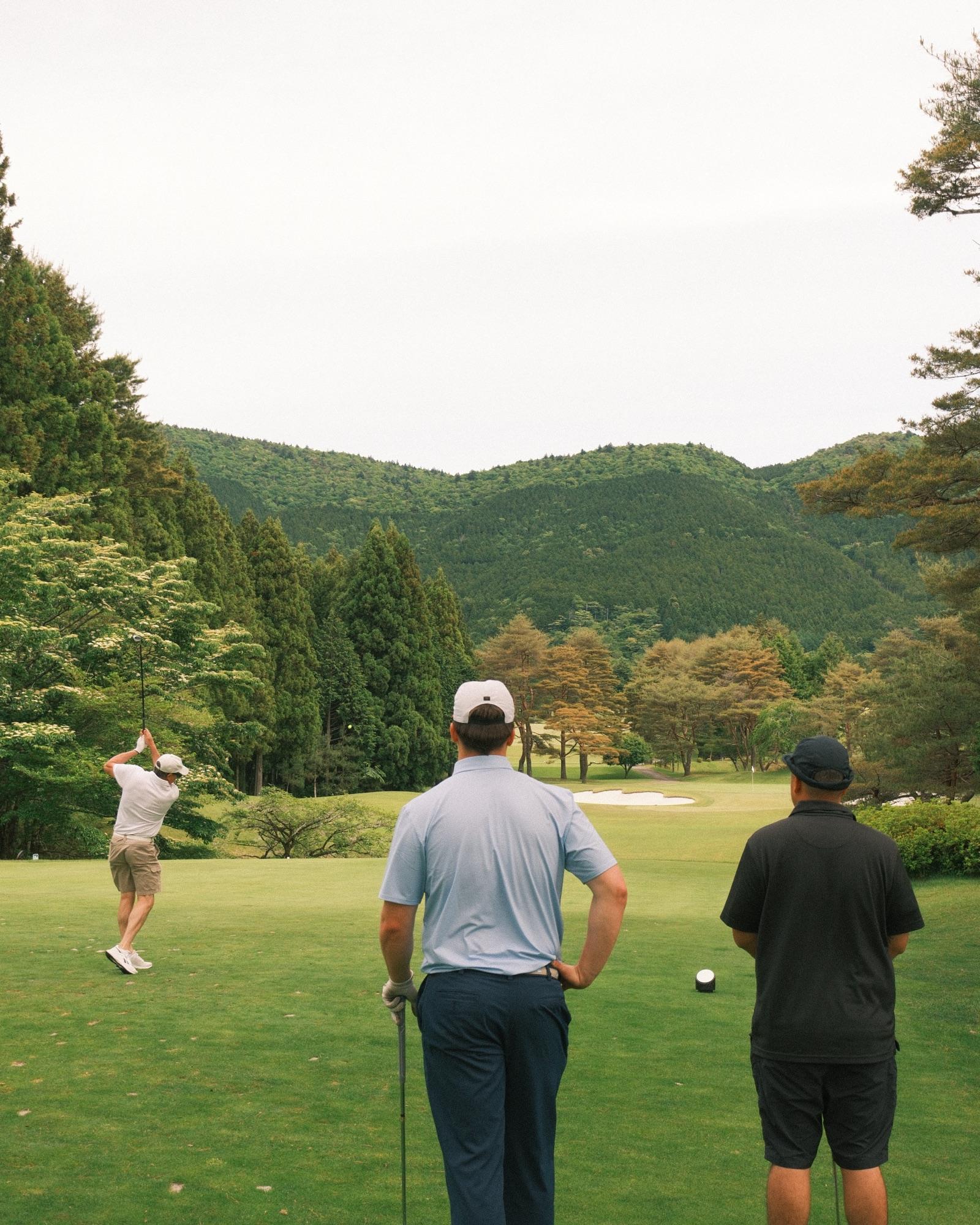 First light at Gora Kadan Fuji Golf