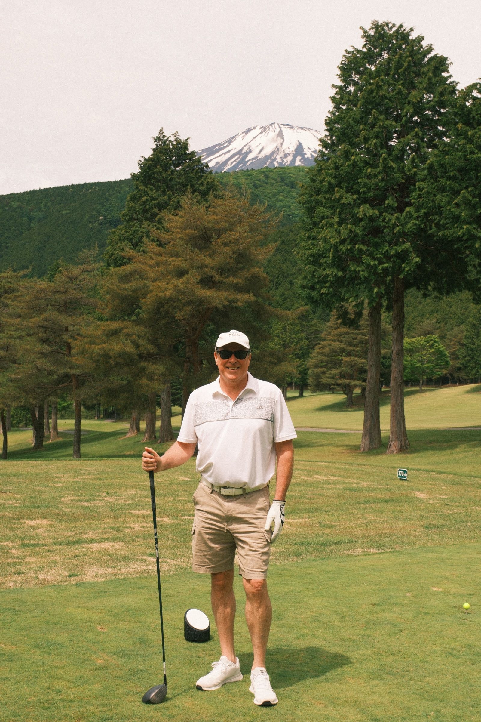 Off the opening tee at Gora Kadan Fuji Golf