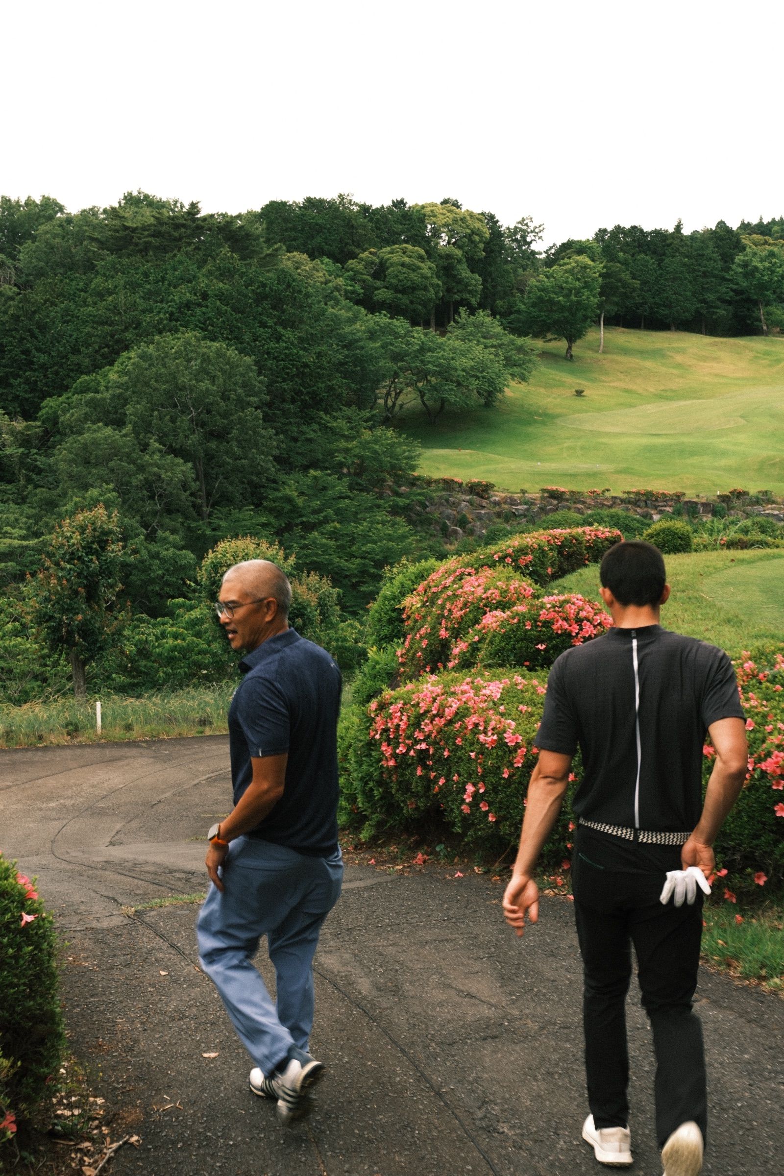Down the fairway at Grandfields Country Club