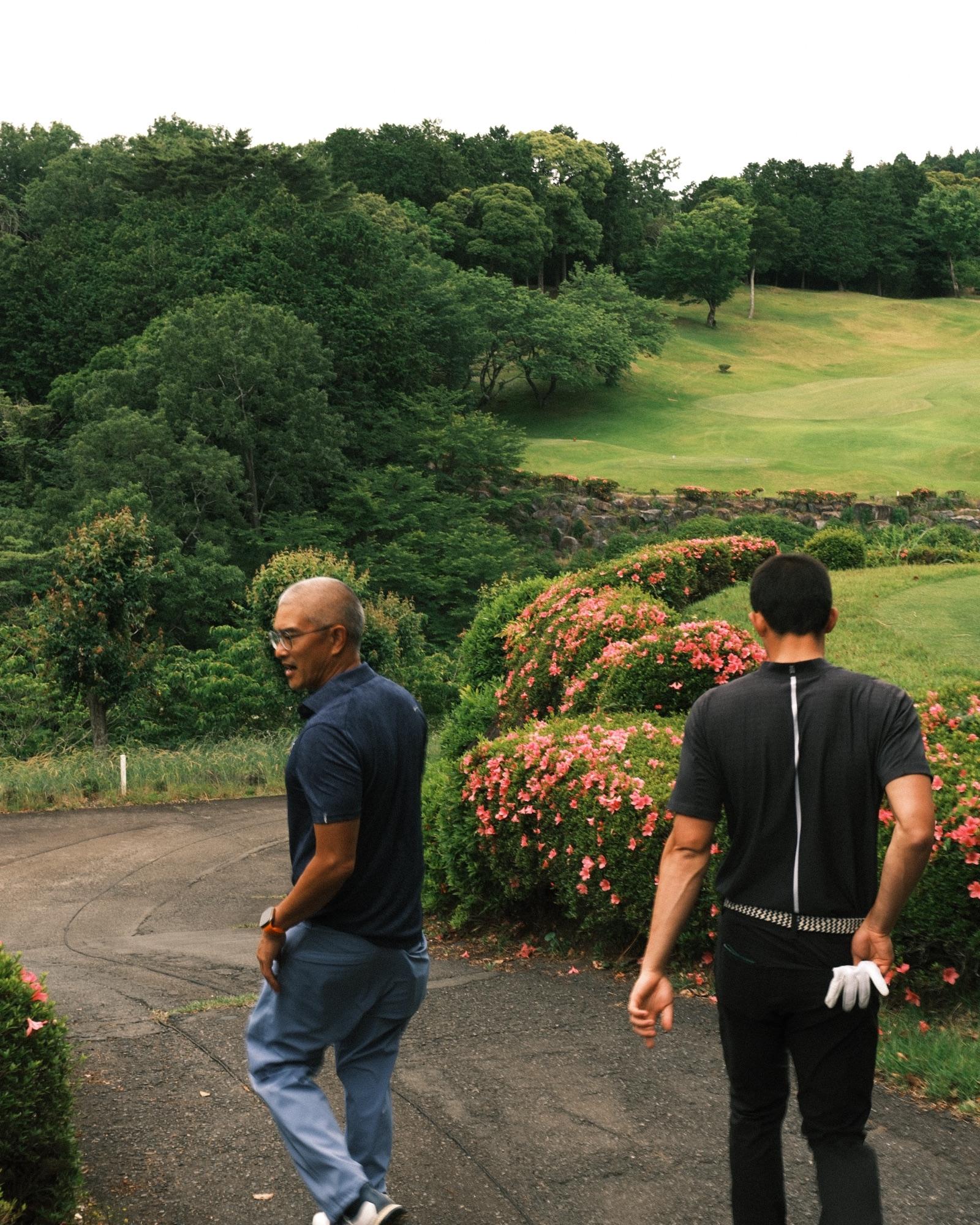 Down the fairway at Grandfields Country Club