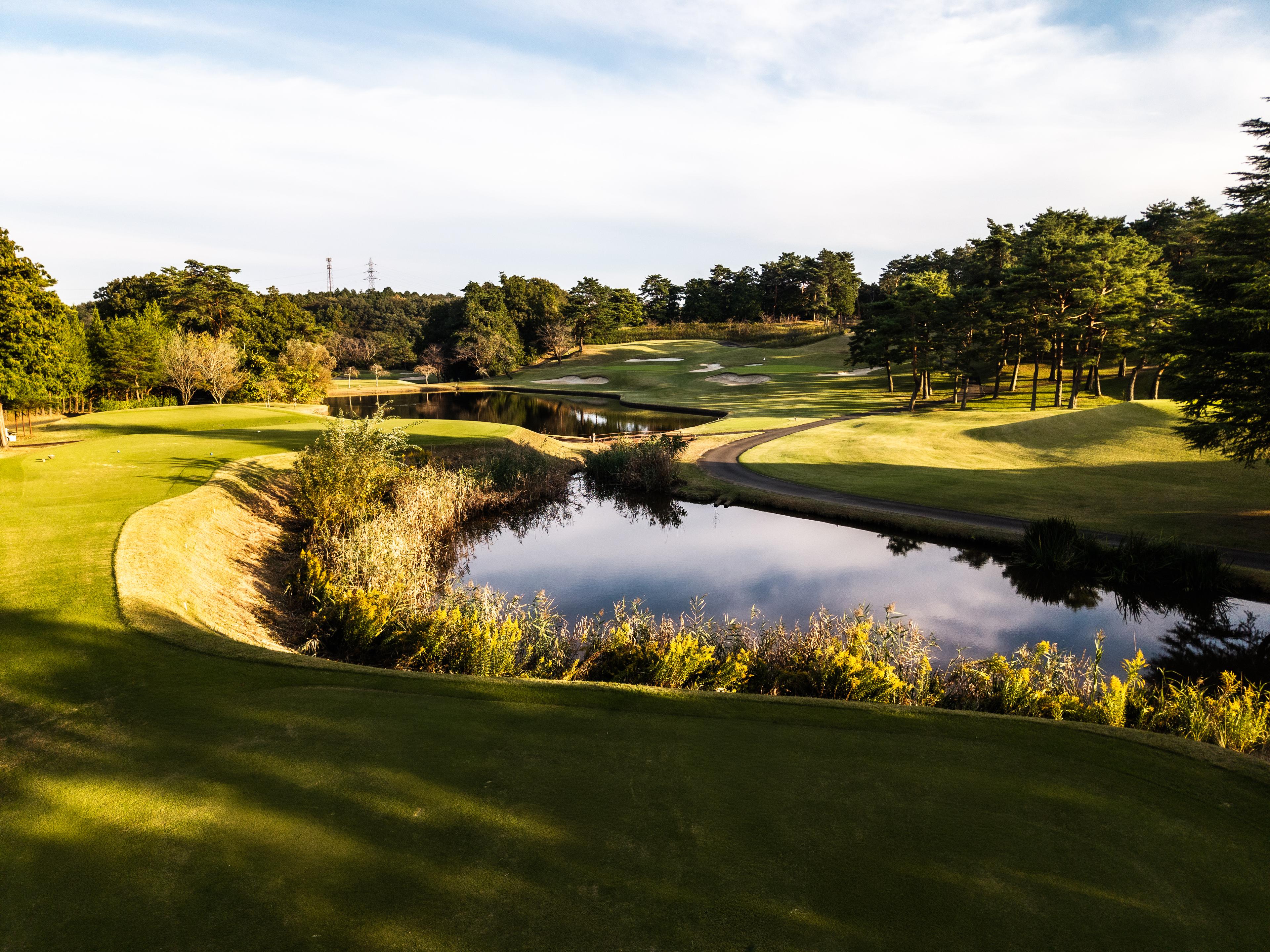 Ranzan Country Club — tee-shot view (Saitama, Japan)