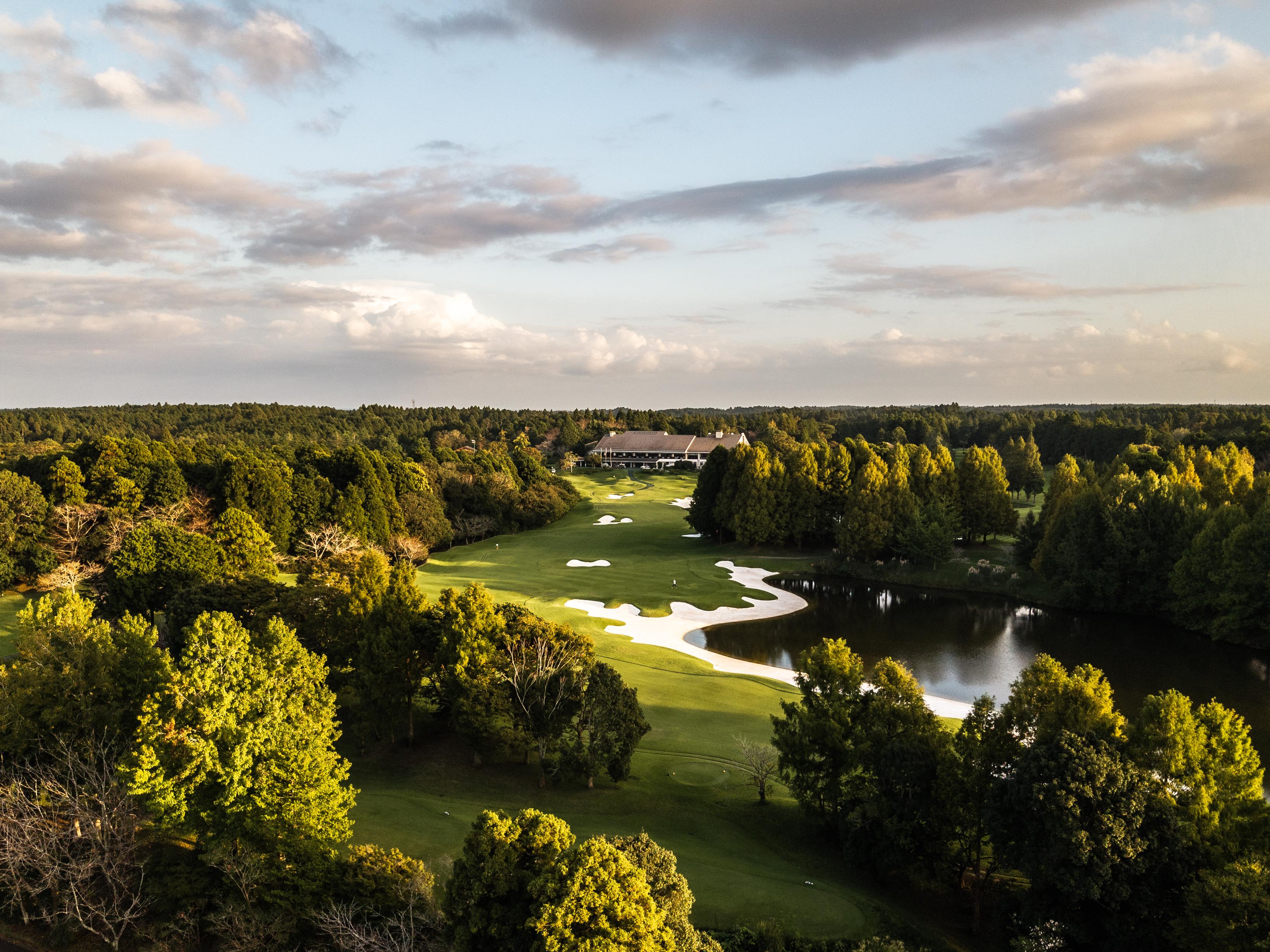 Caledonian Golf Club — panoramic course view (Chiba, Japan)