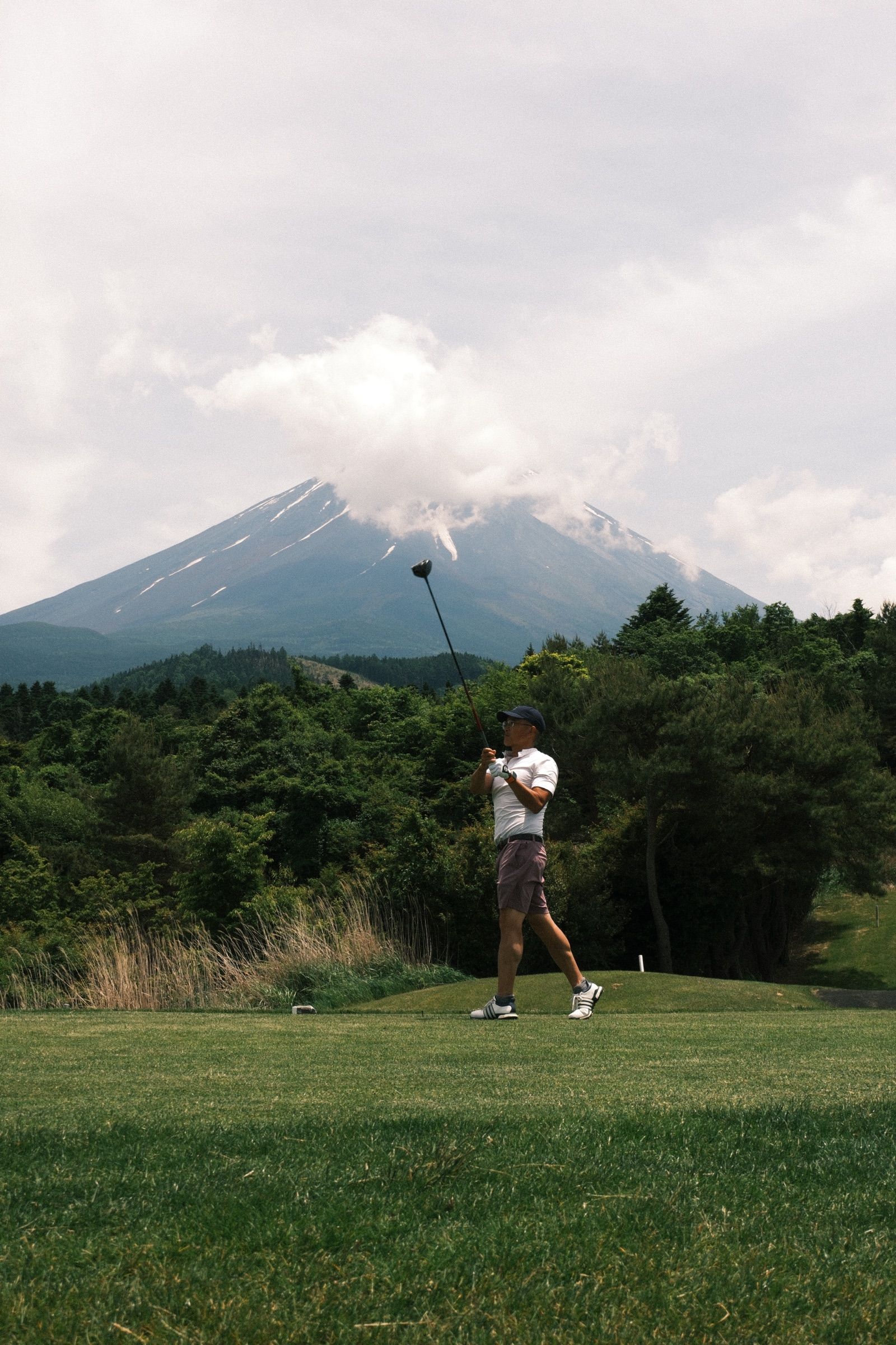Back out for the afternoon nine at Fuji Classic