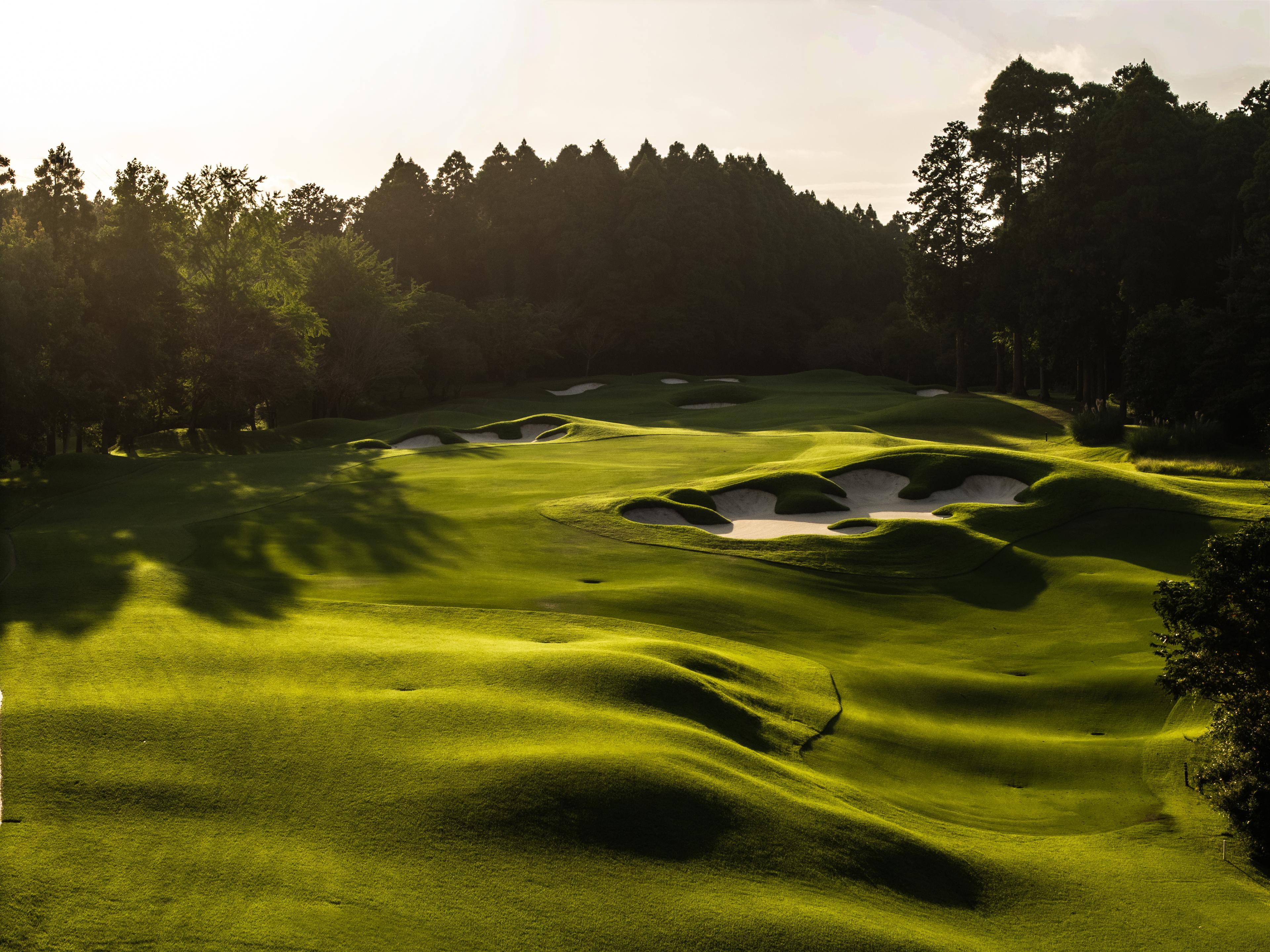 Caledonian Golf Club — parkland and bunkering (Chiba, Japan)