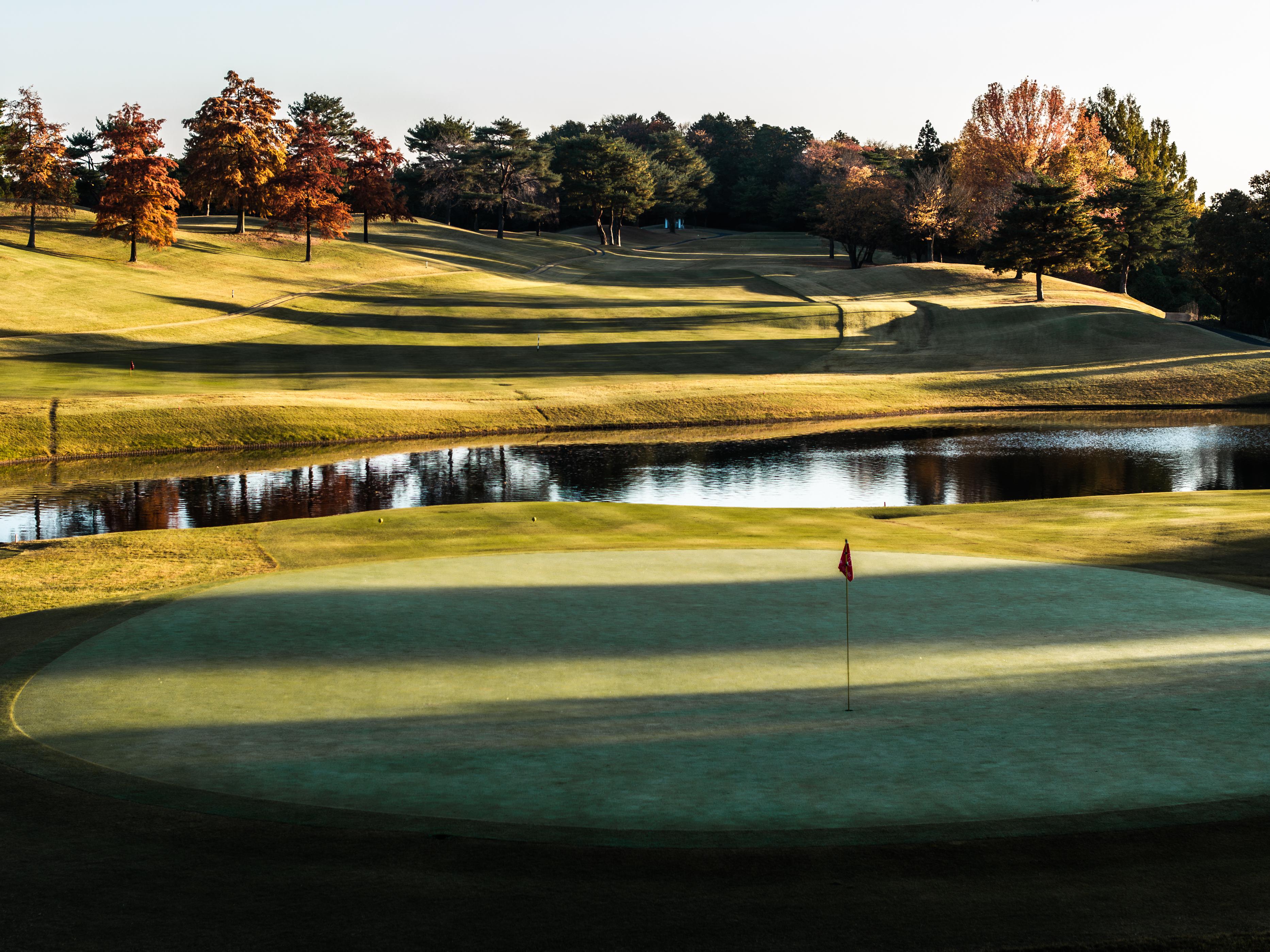 Musashigaoka Golf Course — sculpted greens (Saitama, Japan)
