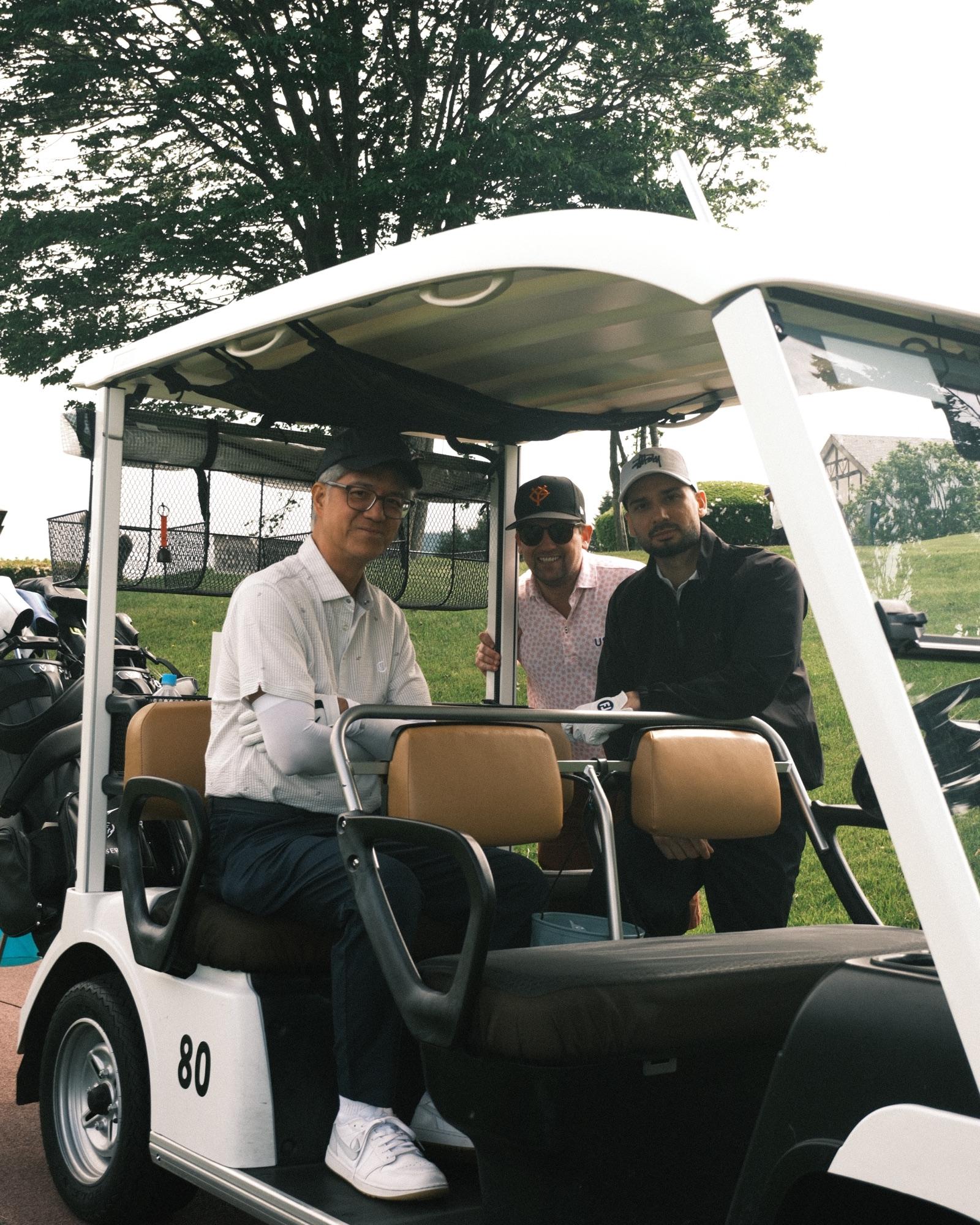 Back out for the afternoon nine at Fuji Classic