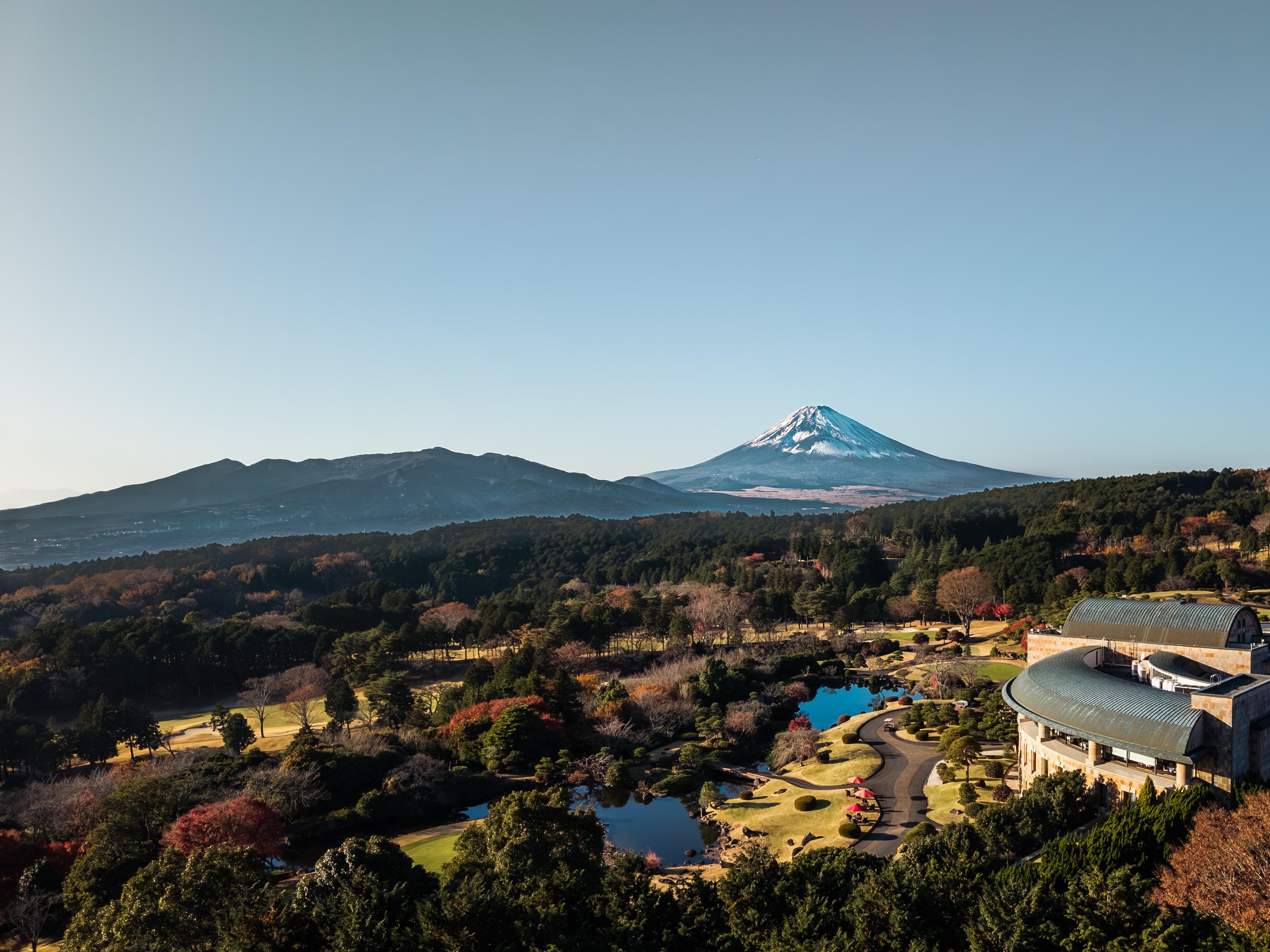 Grand Fields Country Club — tee-shot view (Shizuoka, Japan)
