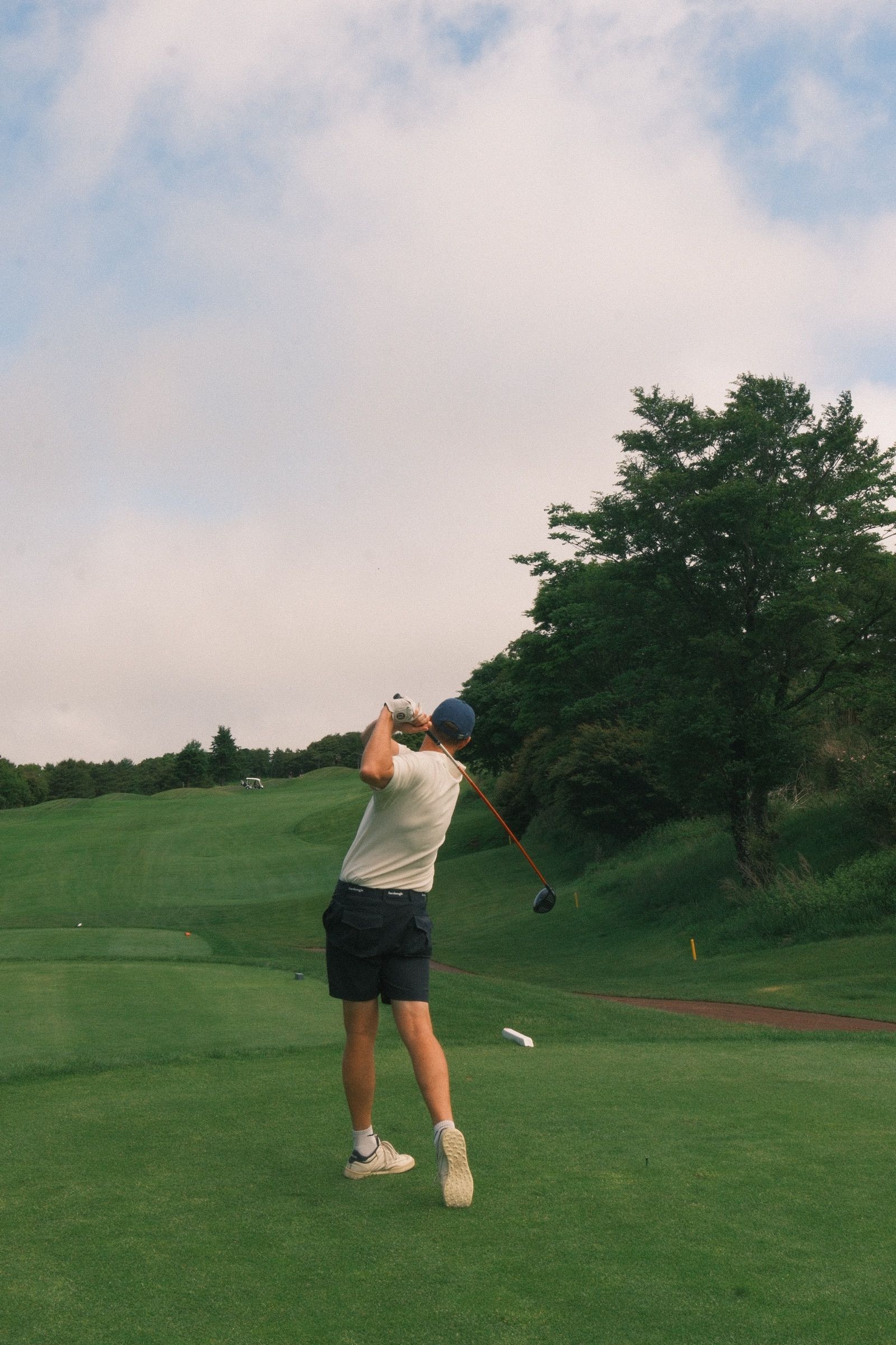 Back out for the afternoon nine at Fuji Classic