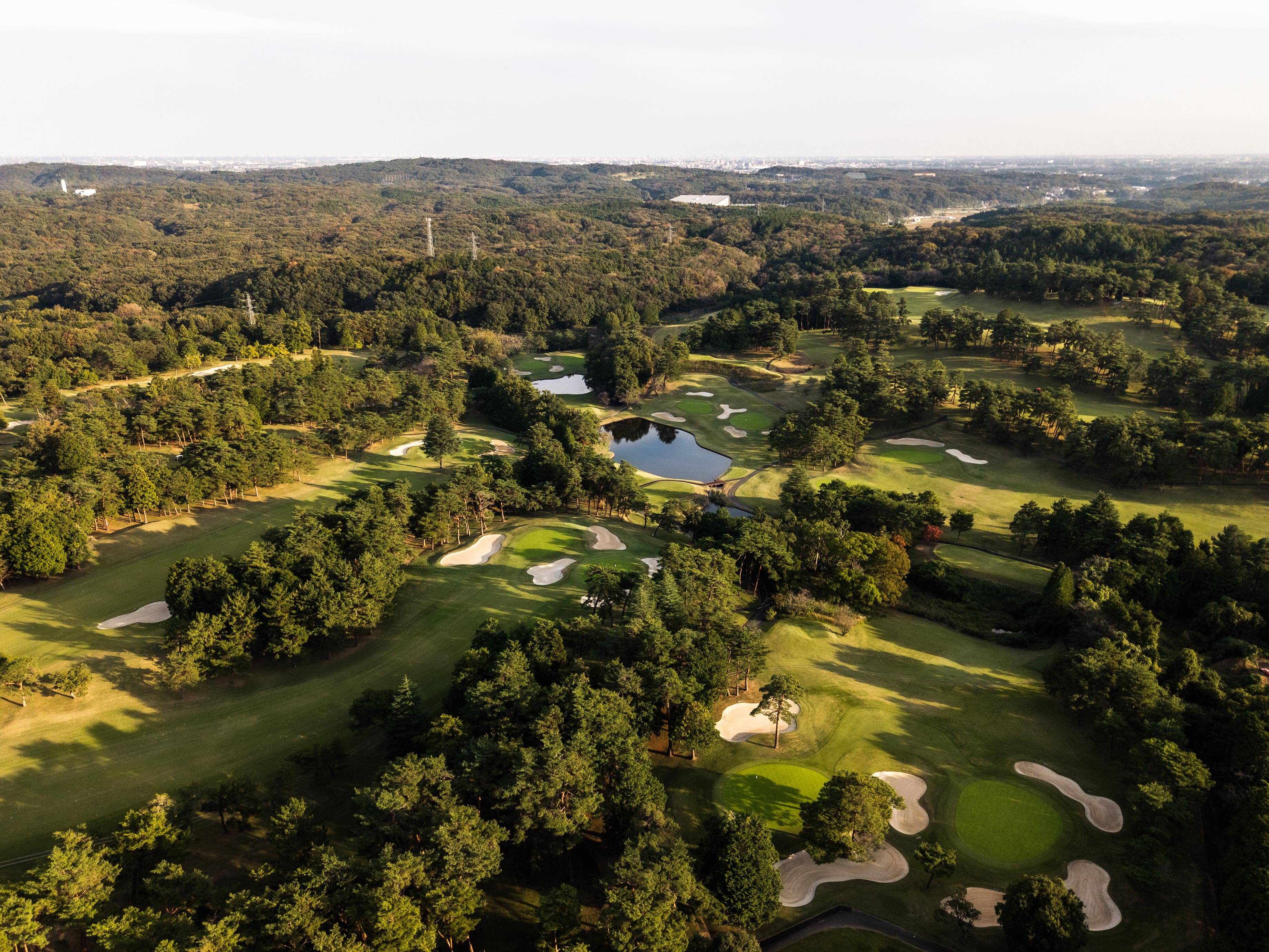 Ranzan Country Club — parkland and bunkering (Saitama, Japan)