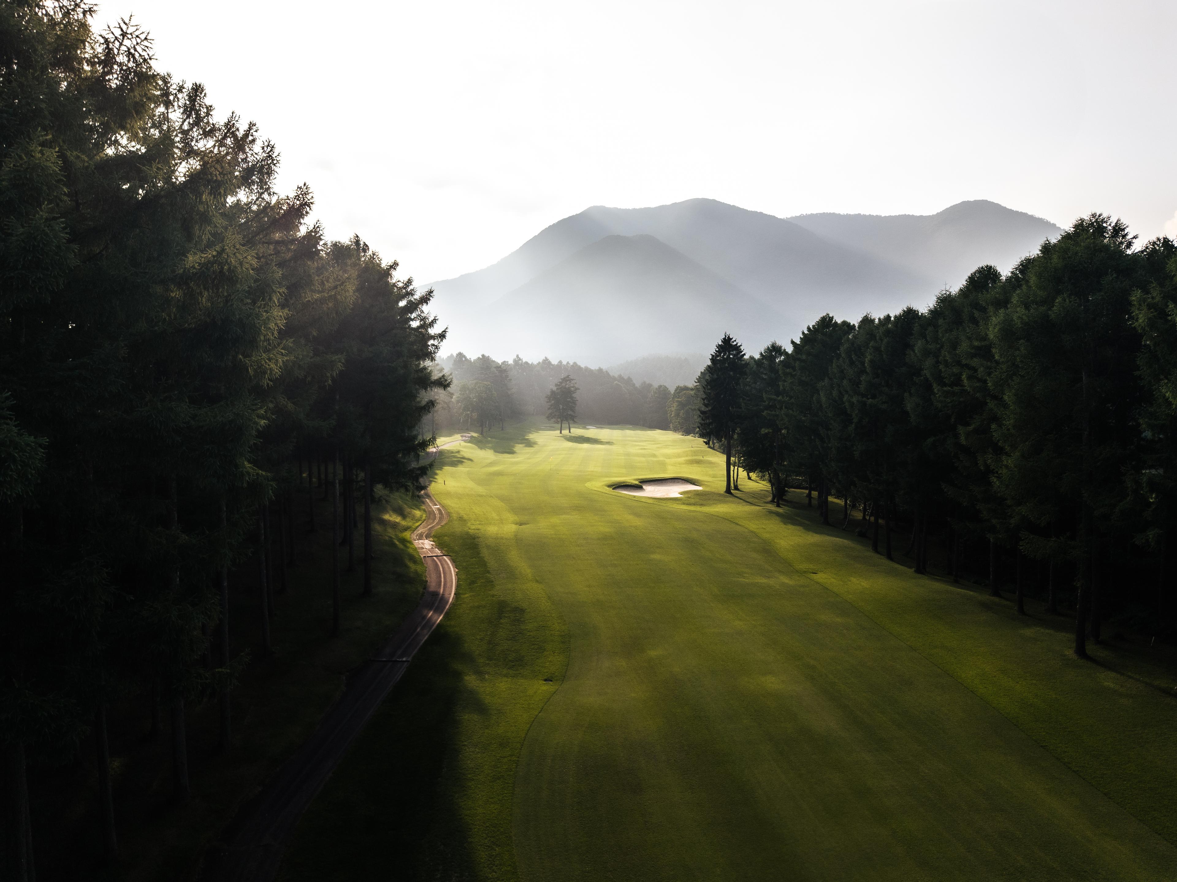 Nagano Dunes Golf Club — parkland and bunkering (Nagano, Japan)
