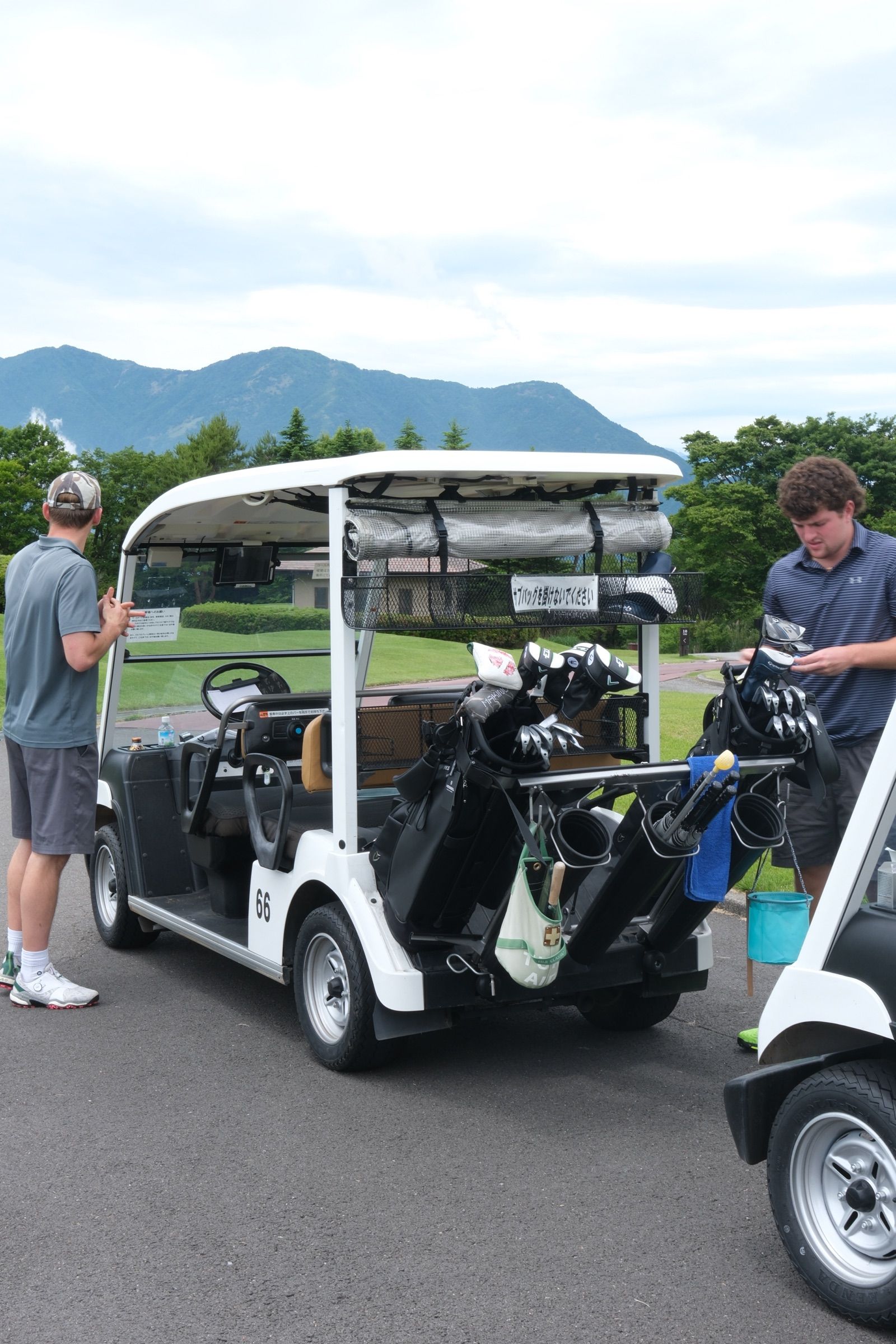 Down the fairway at Fuji Classic