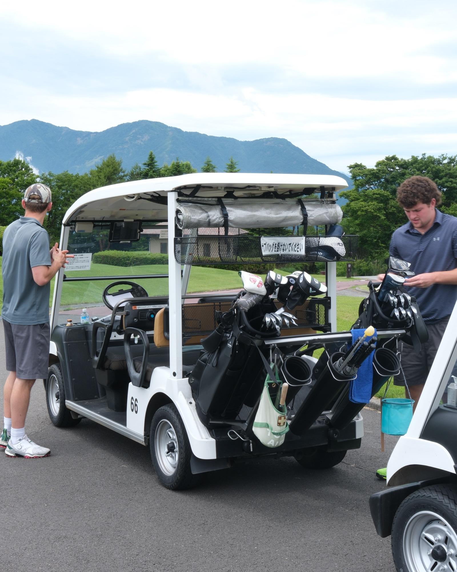 Down the fairway at Fuji Classic