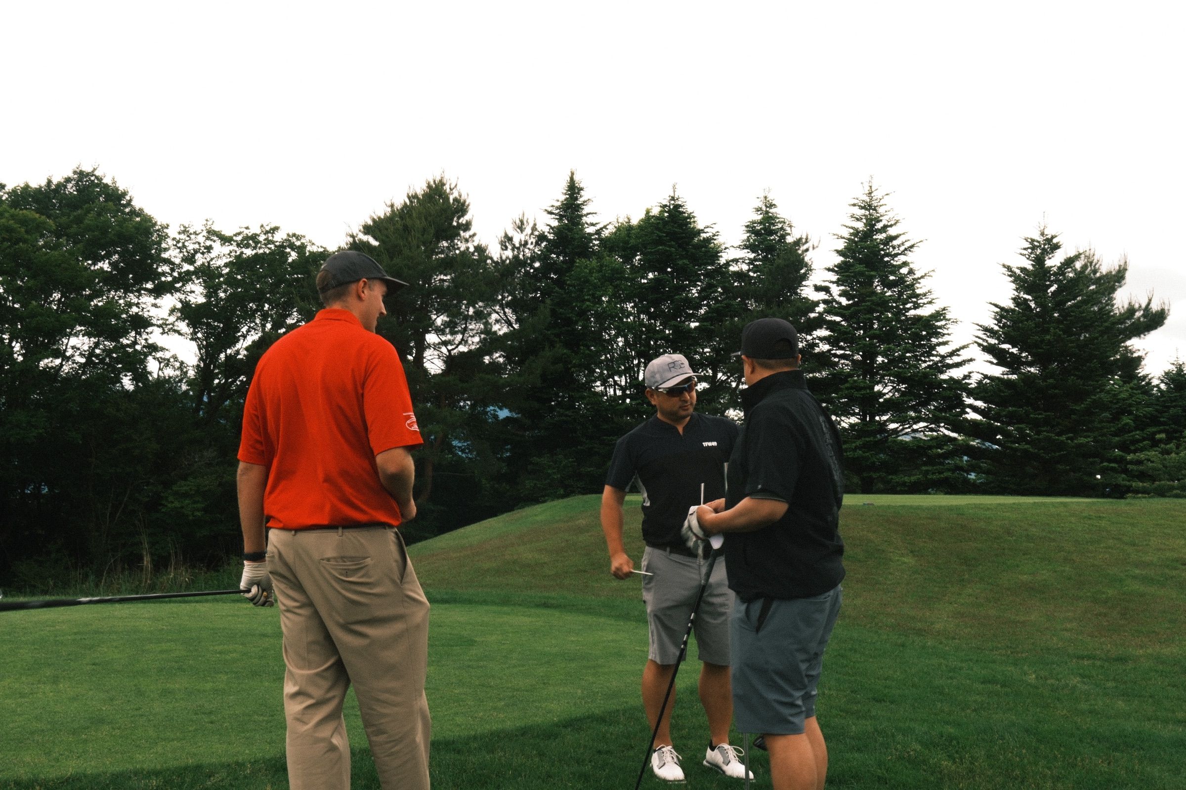 Down the fairway at Fuji Classic