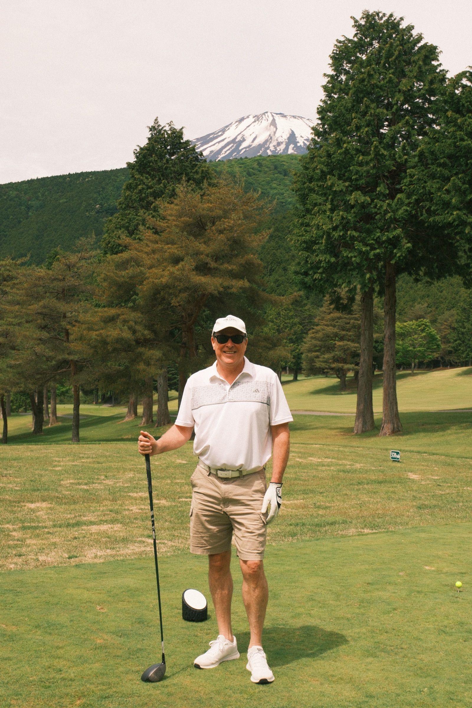 Down the fairway at Gora Kadan Fuji Golf
