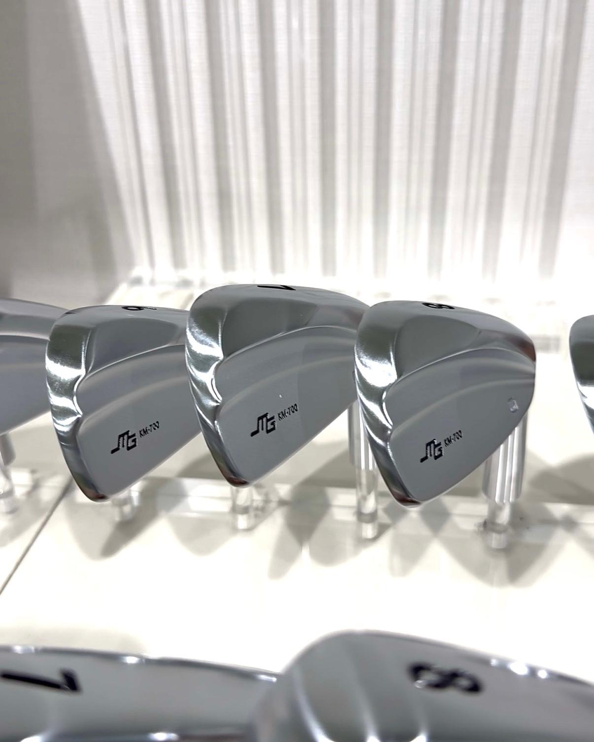 Miura KM-700 iron heads on display
