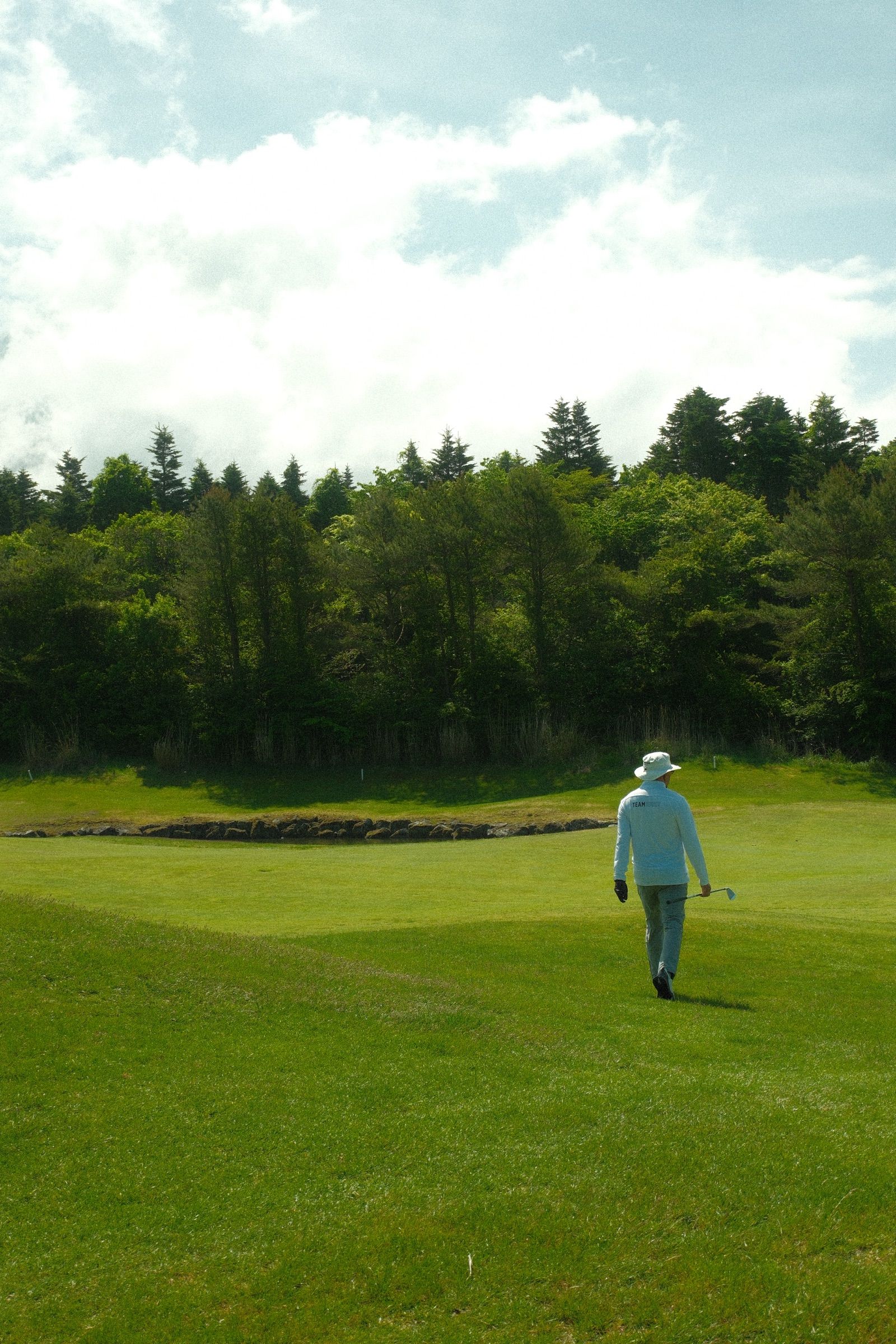Down the fairway at Fuji Classic