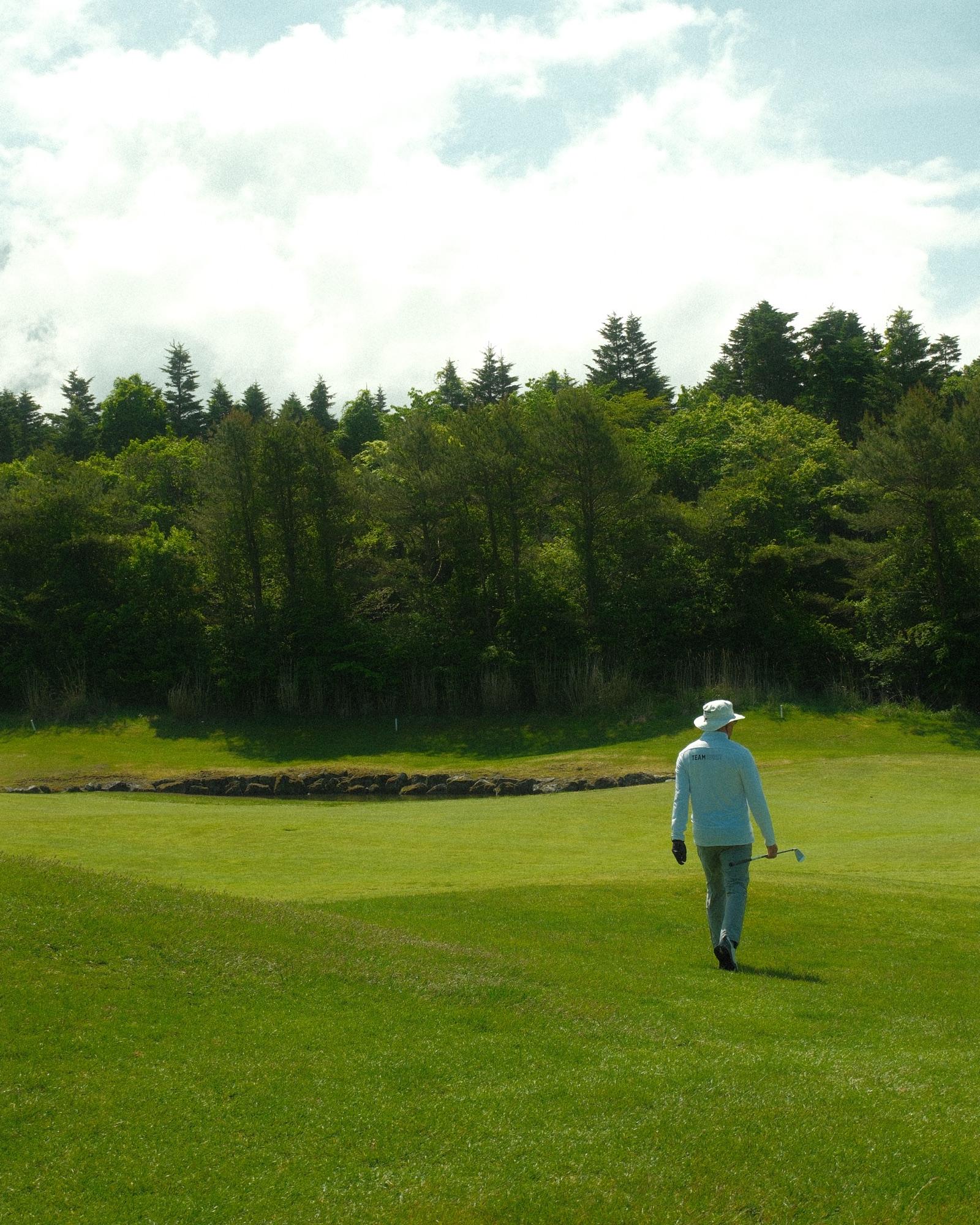 Down the fairway at Fuji Classic