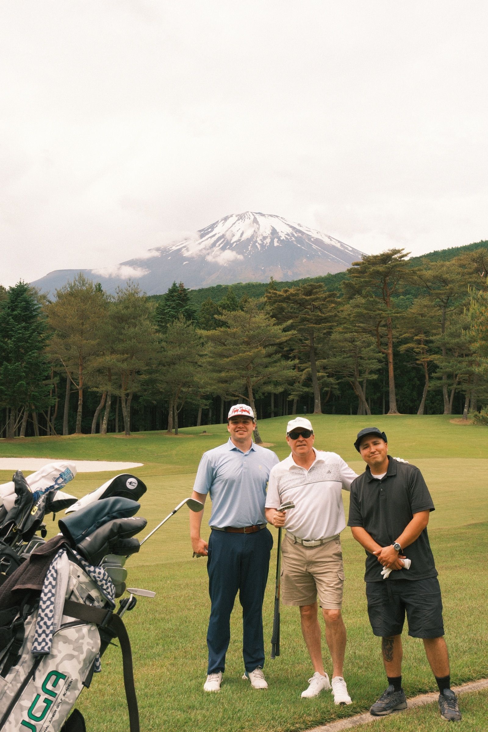 Back out for the afternoon nine at Gora Kadan Fuji Golf