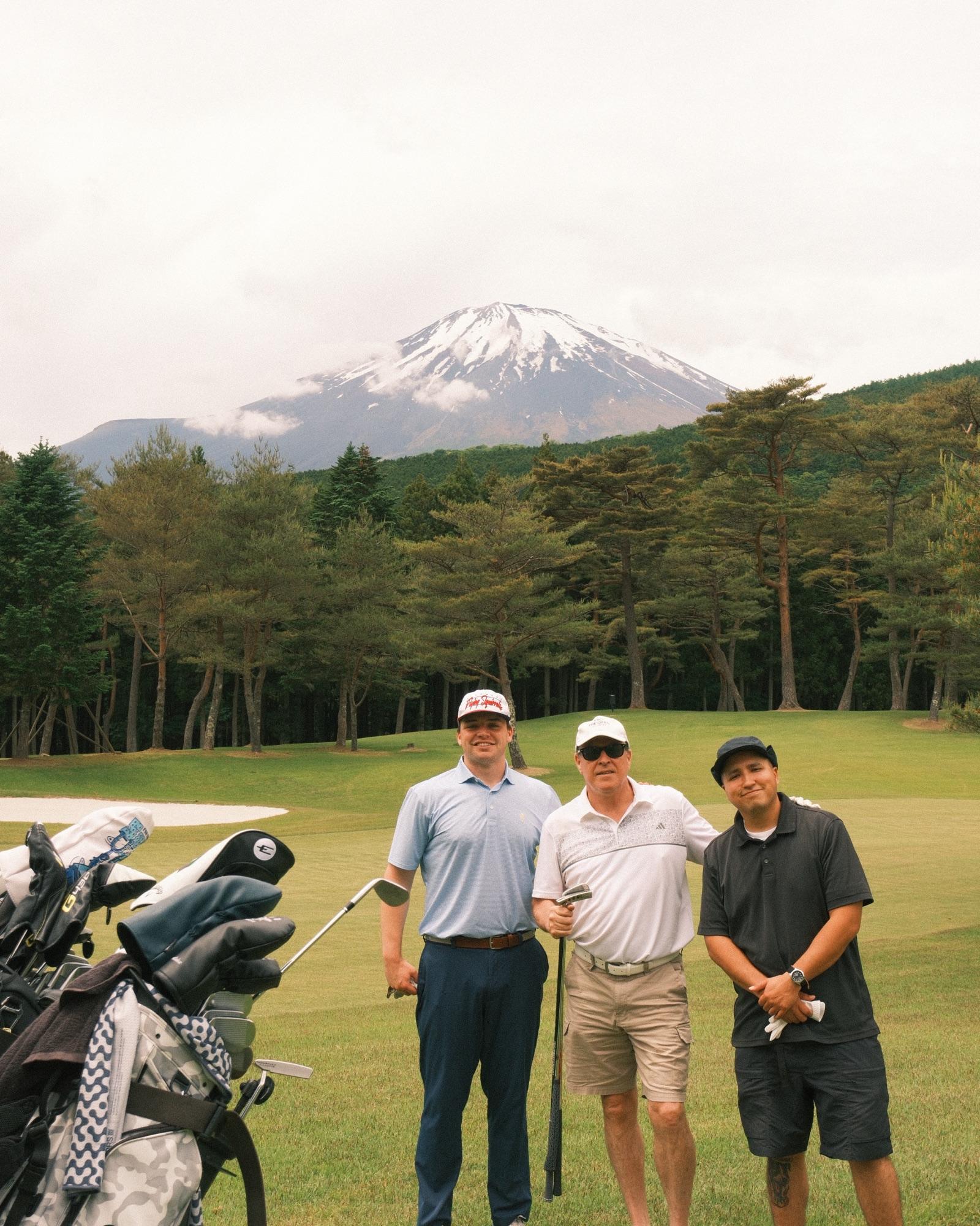 Back out for the afternoon nine at Gora Kadan Fuji Golf