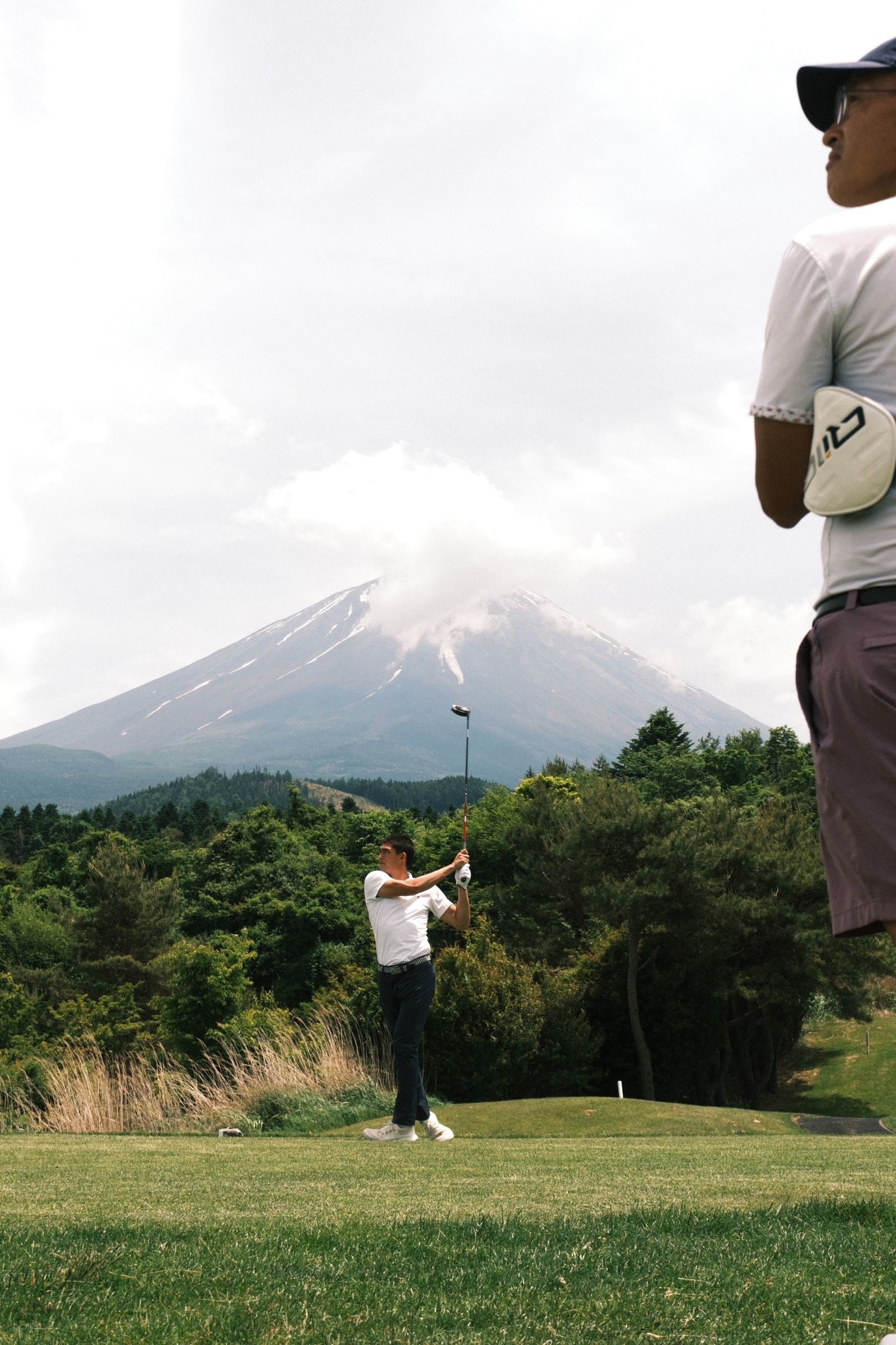 Down the fairway at Fuji Classic