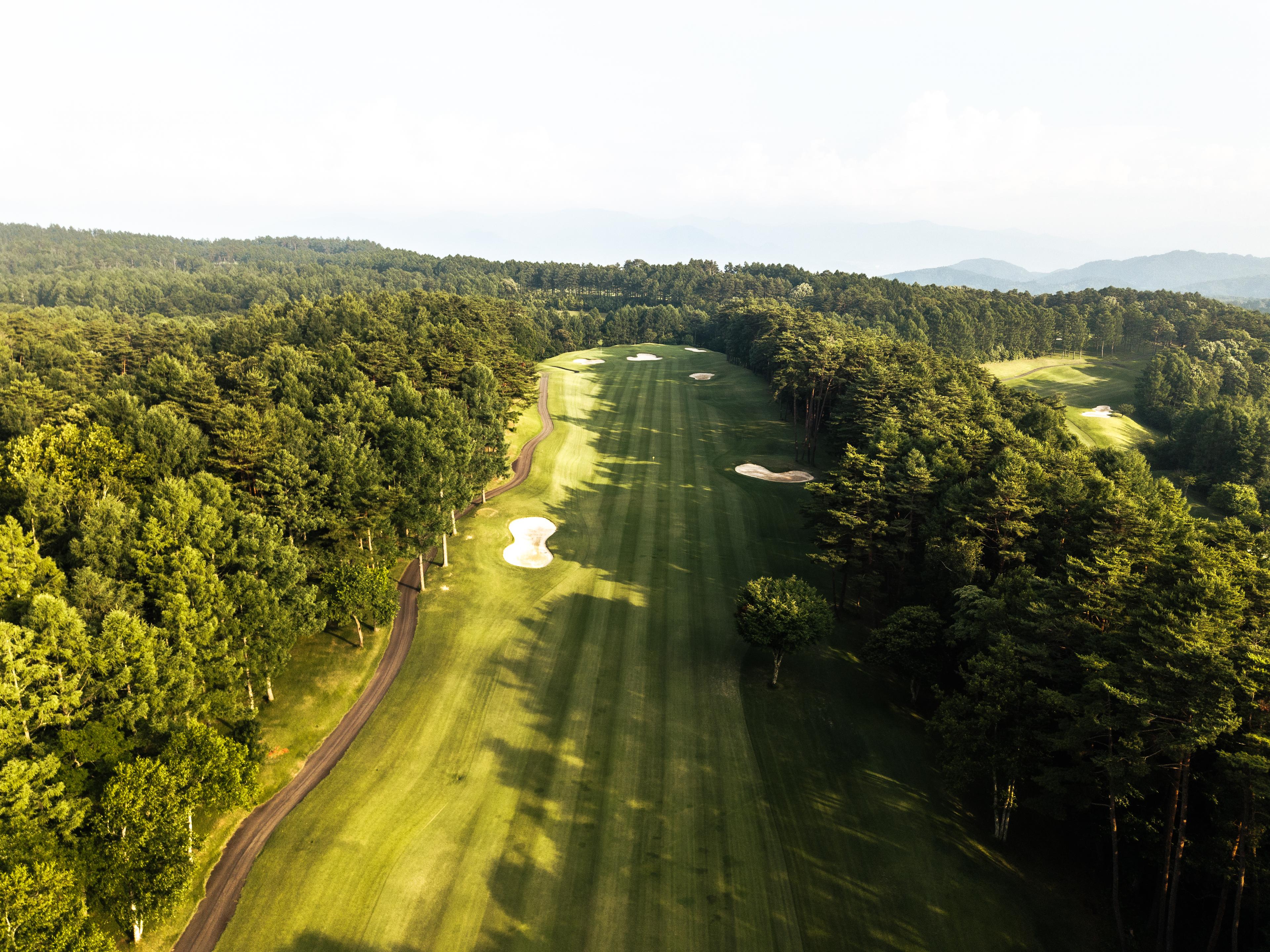 Nagano Dunes Golf Club — wooded fairway (Nagano, Japan)