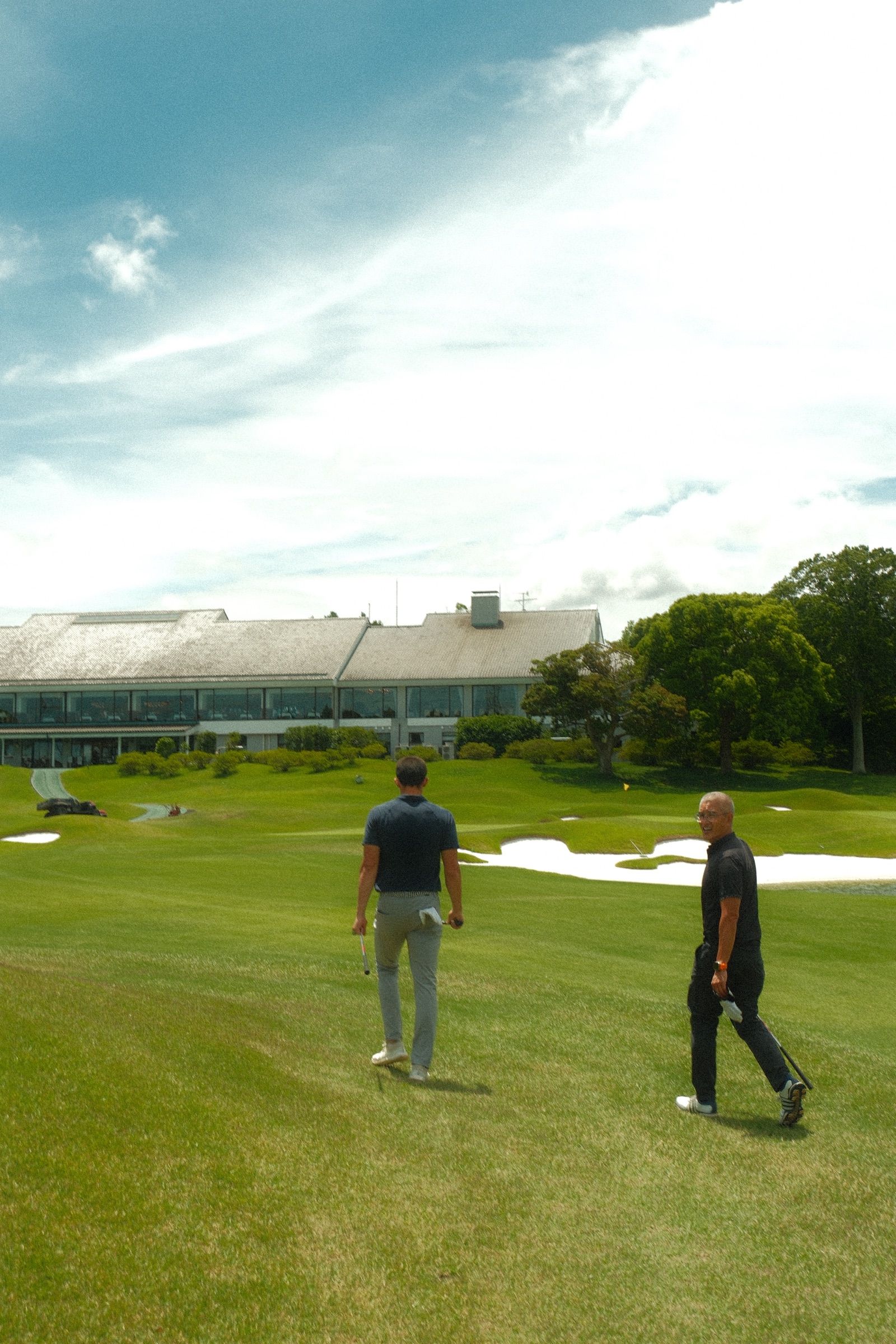 Back out for the afternoon nine at Caledonian Golf Club