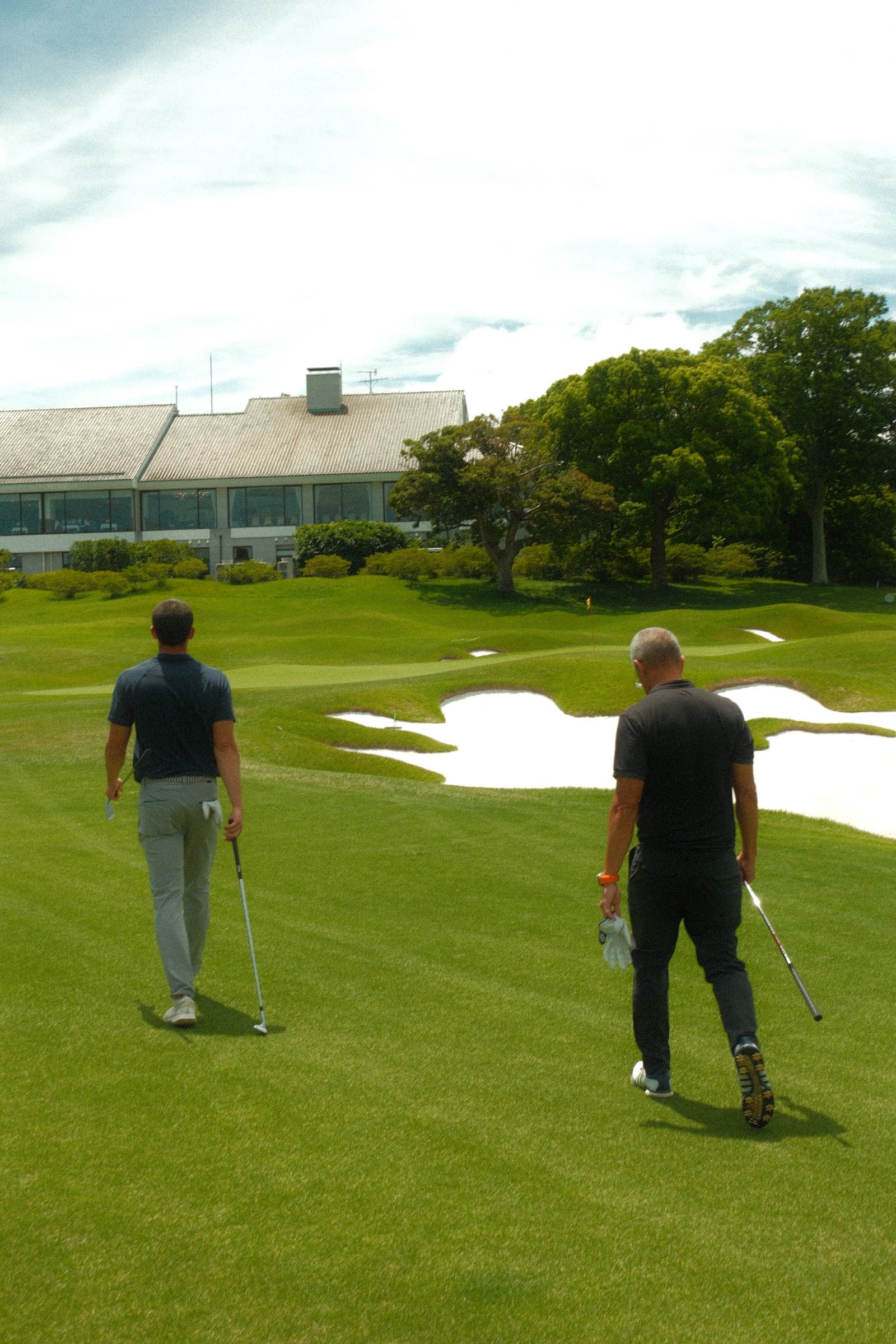 The closing stretch at Caledonian Golf Club