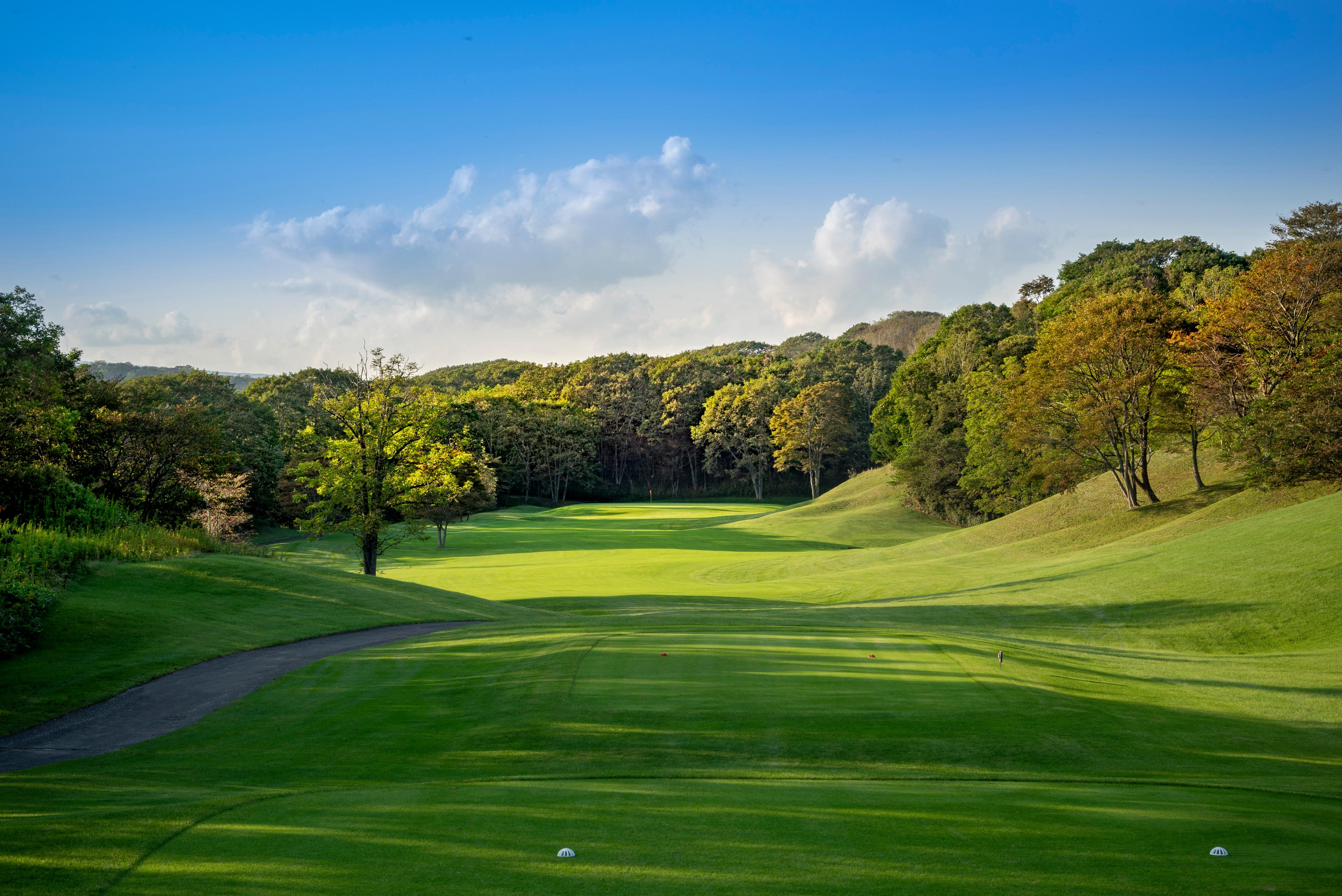 Hokkaido Golf Club — panoramic course view (Hokkaido, Japan)