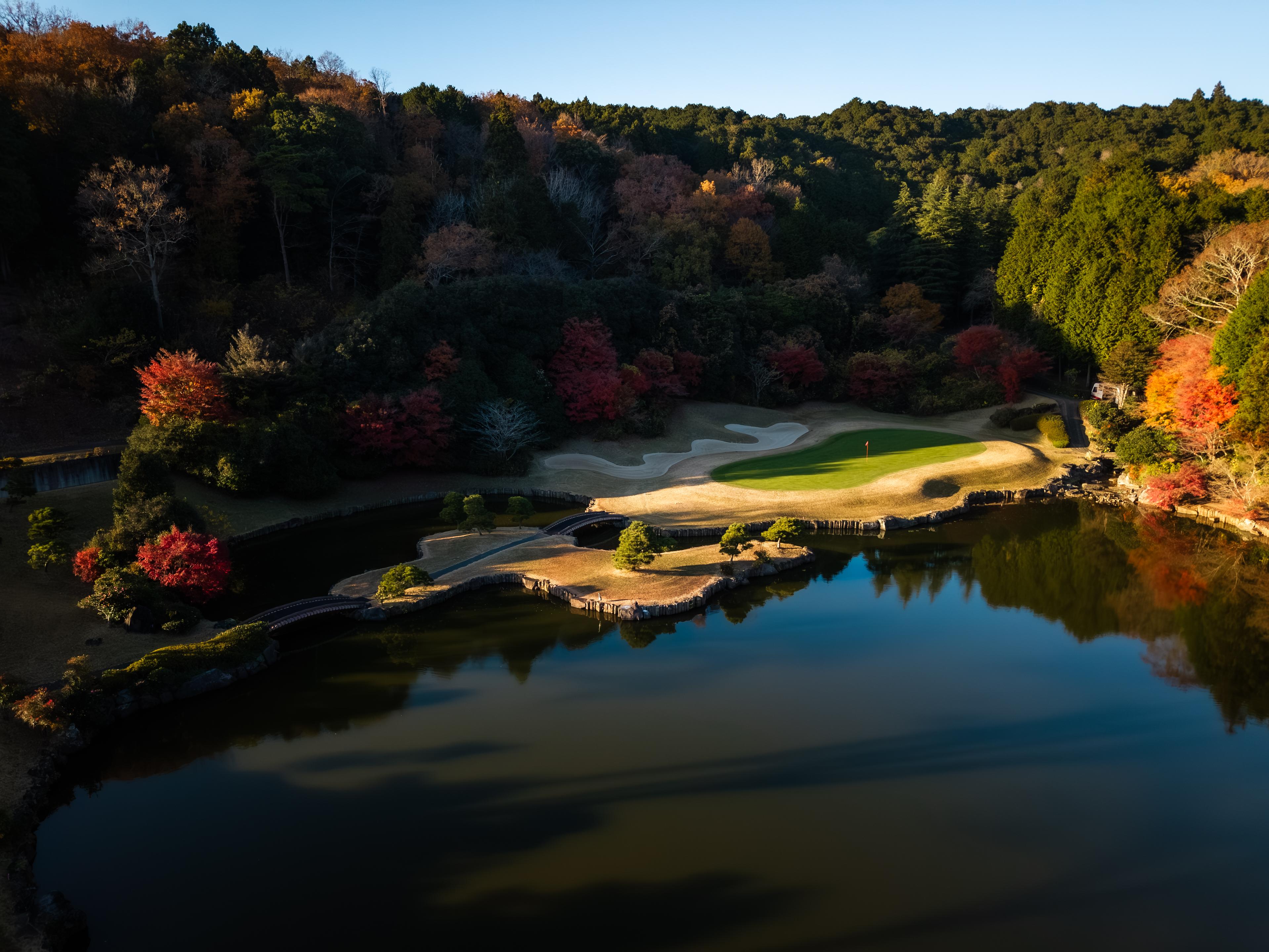 Grand Fields Country Club — panoramic course view (Shizuoka, Japan)