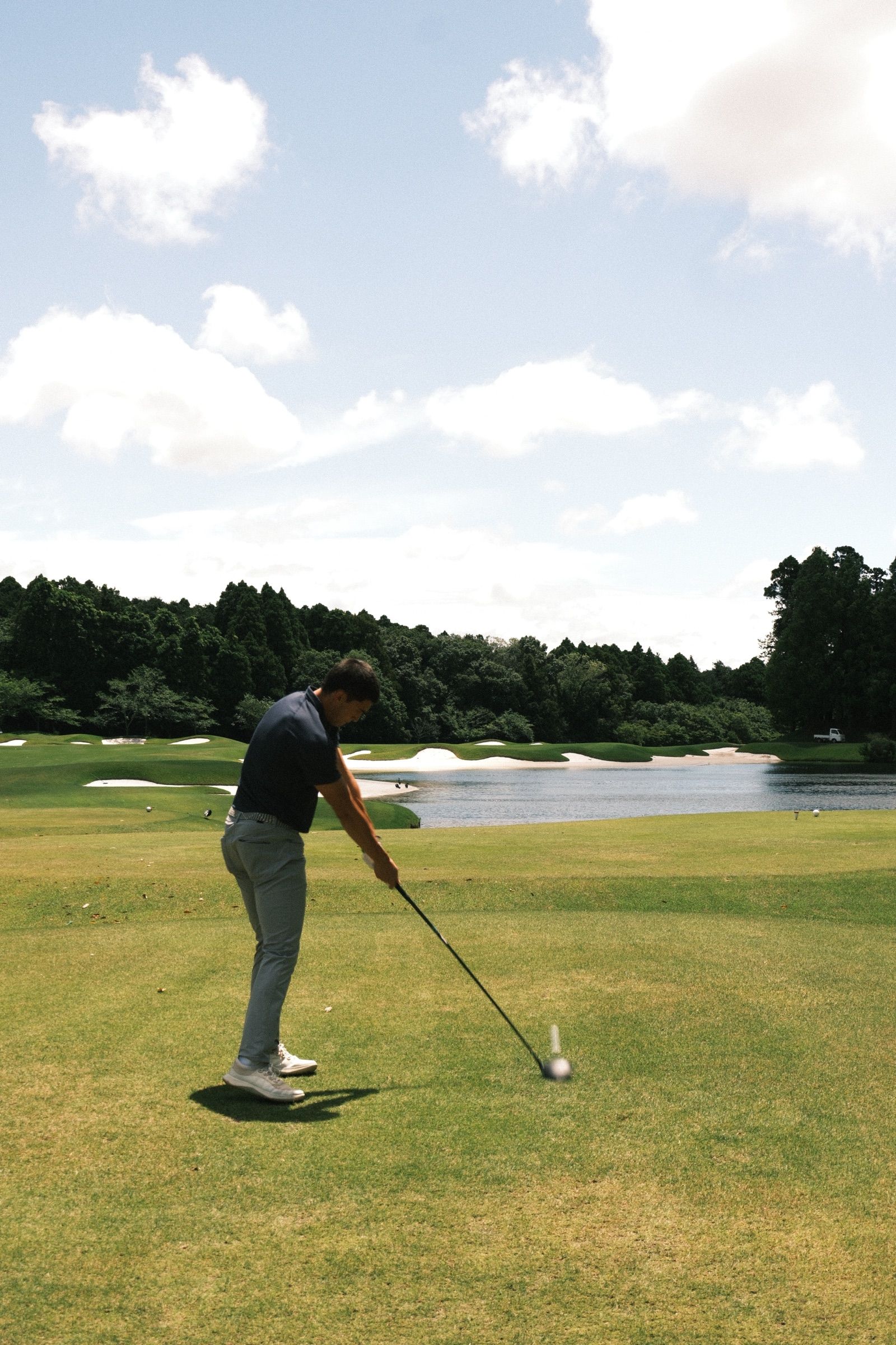 Off the opening tee at Caledonian Golf Club