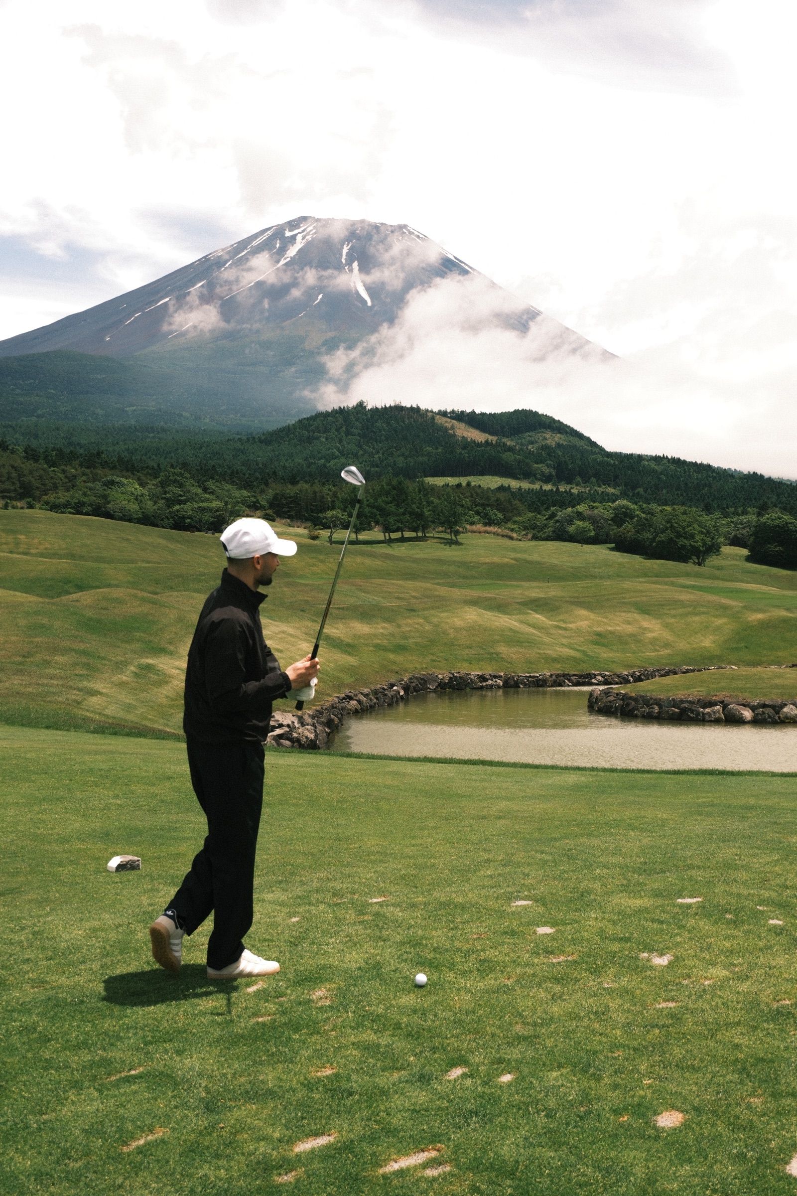 The closing stretch at Fuji Classic