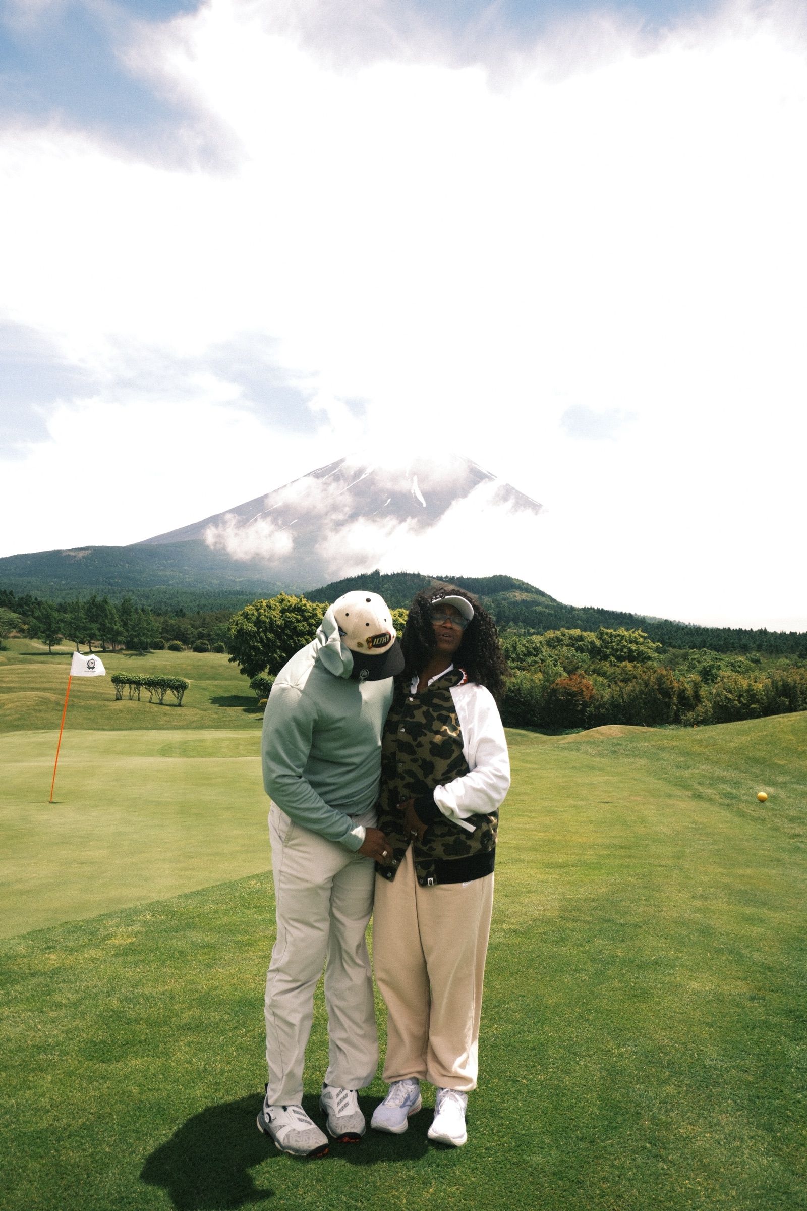 Down the fairway at Fuji Classic