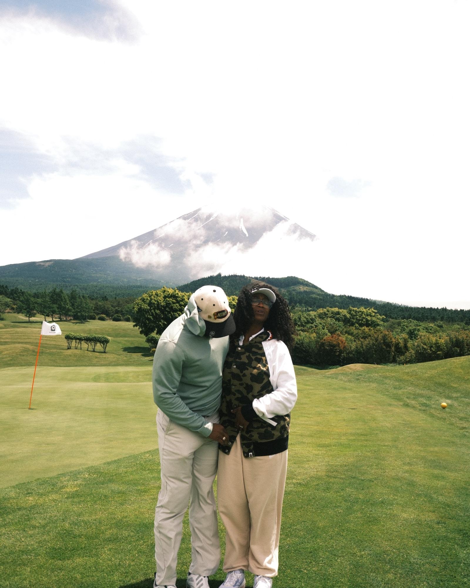 Down the fairway at Fuji Classic
