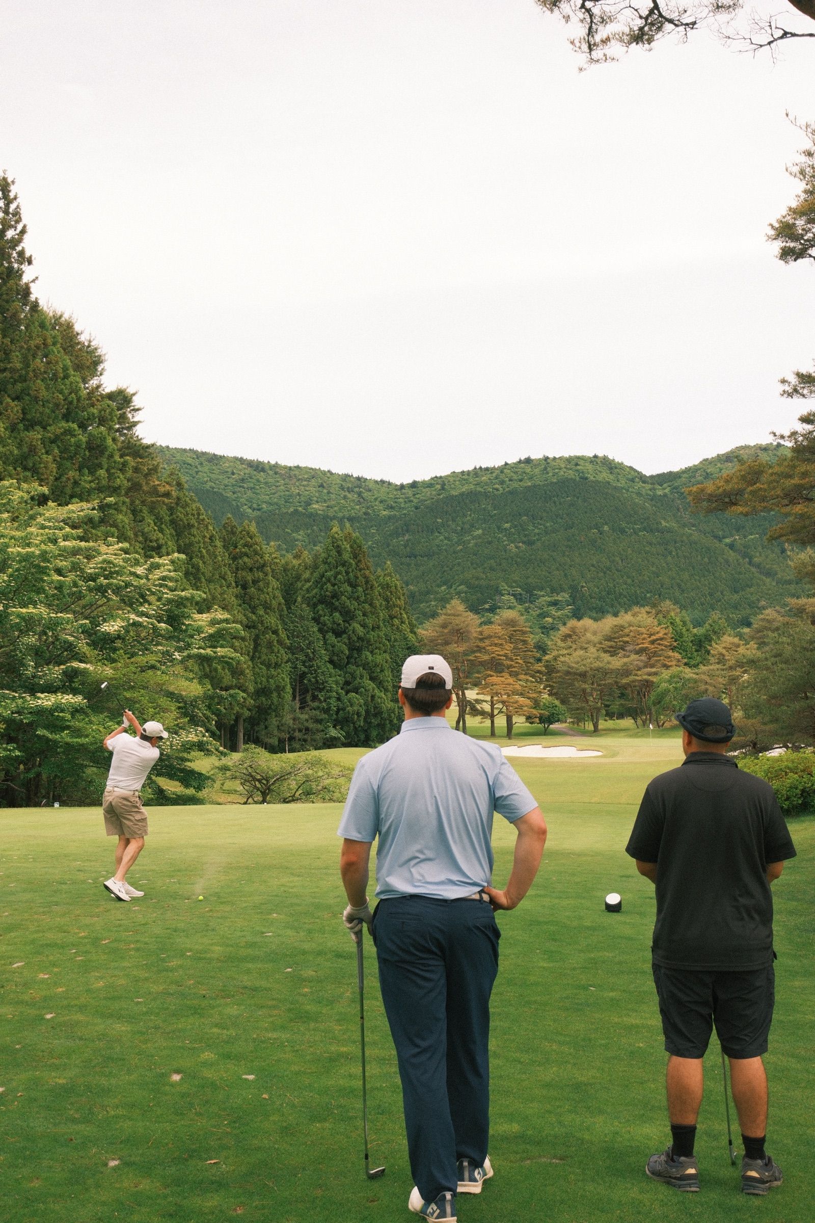 Arriving at Gora Kadan Fuji Golf