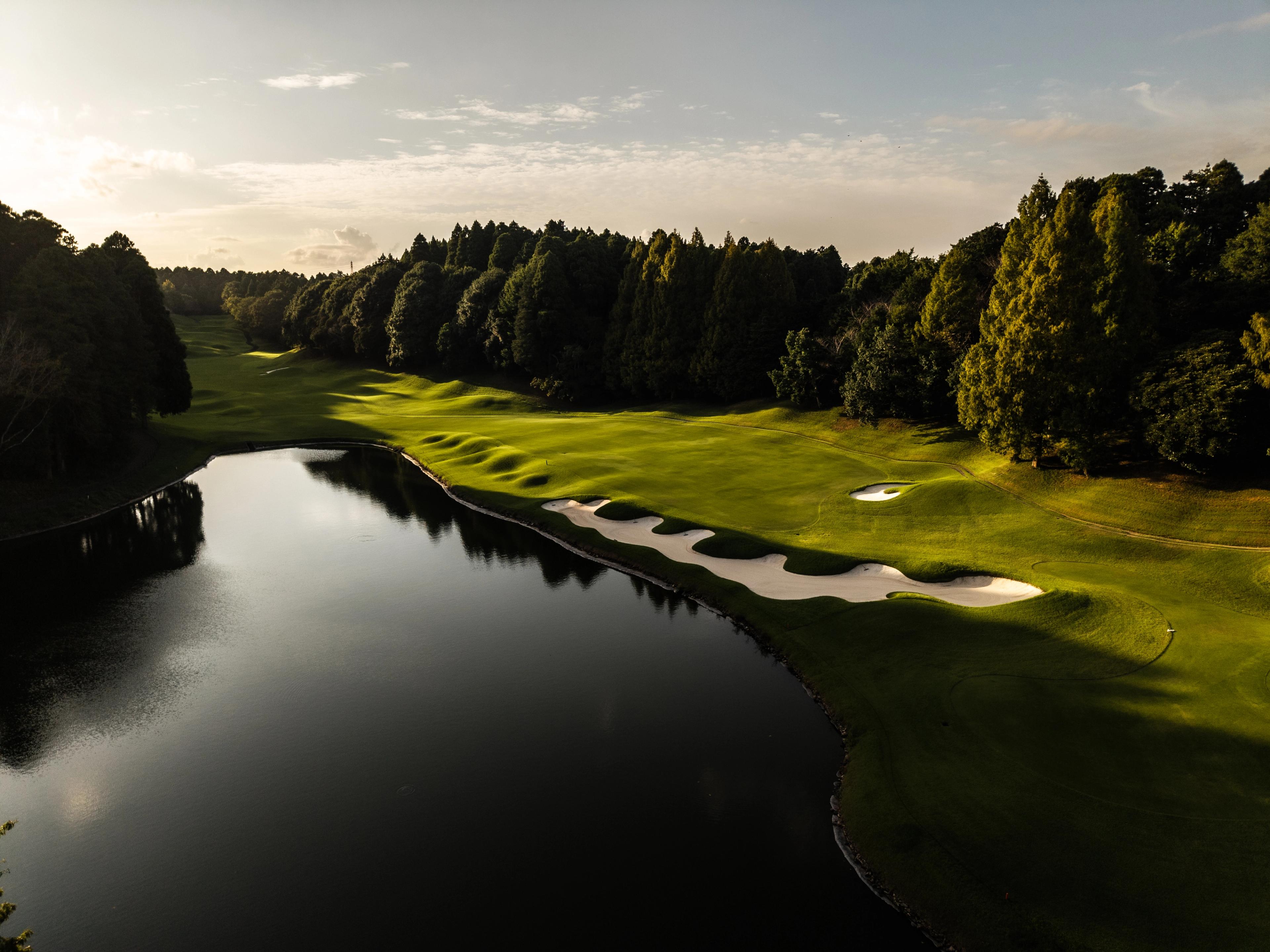 Caledonian Golf Club — tee-shot view (Chiba, Japan)