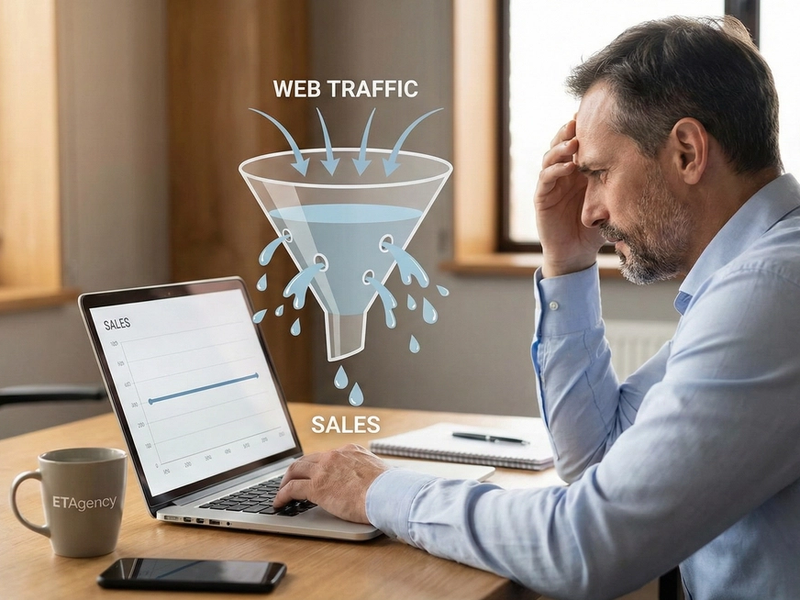 Tienes Tráfico pero No Tienes Ventas: El Diagnóstico que tu Sitio Web Necesita Urgentemente