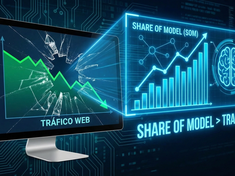 Por qué el "Tráfico" ya no mide el éxito (y qué es el Share of Model)
