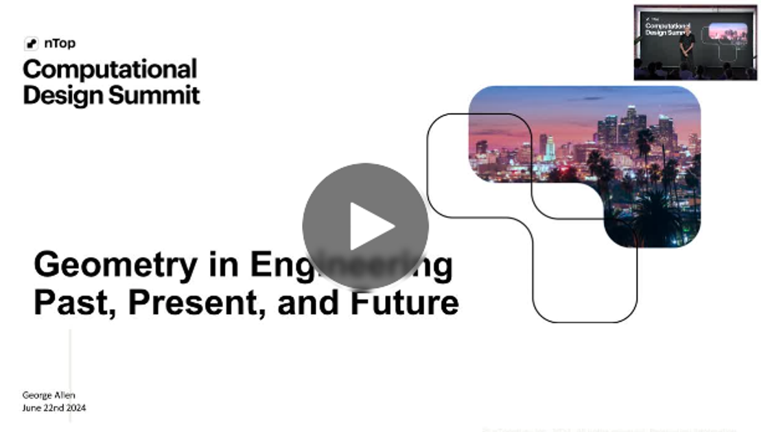 nTop CDS 2024: Geometry in engineering — past, present, and future