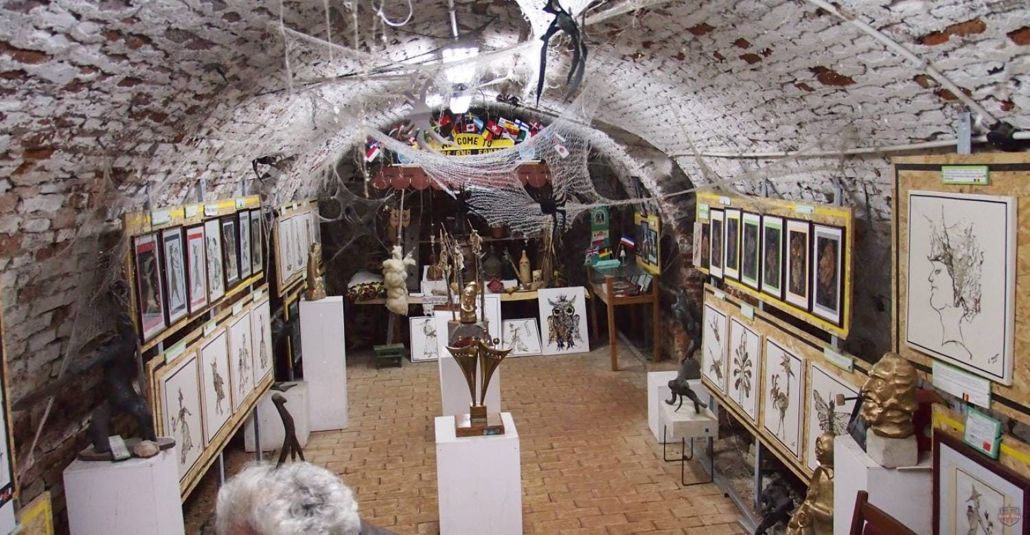 Galeria de picturi pe pânză de paianjăn a pictorului Emil Mureșan din Mediaș