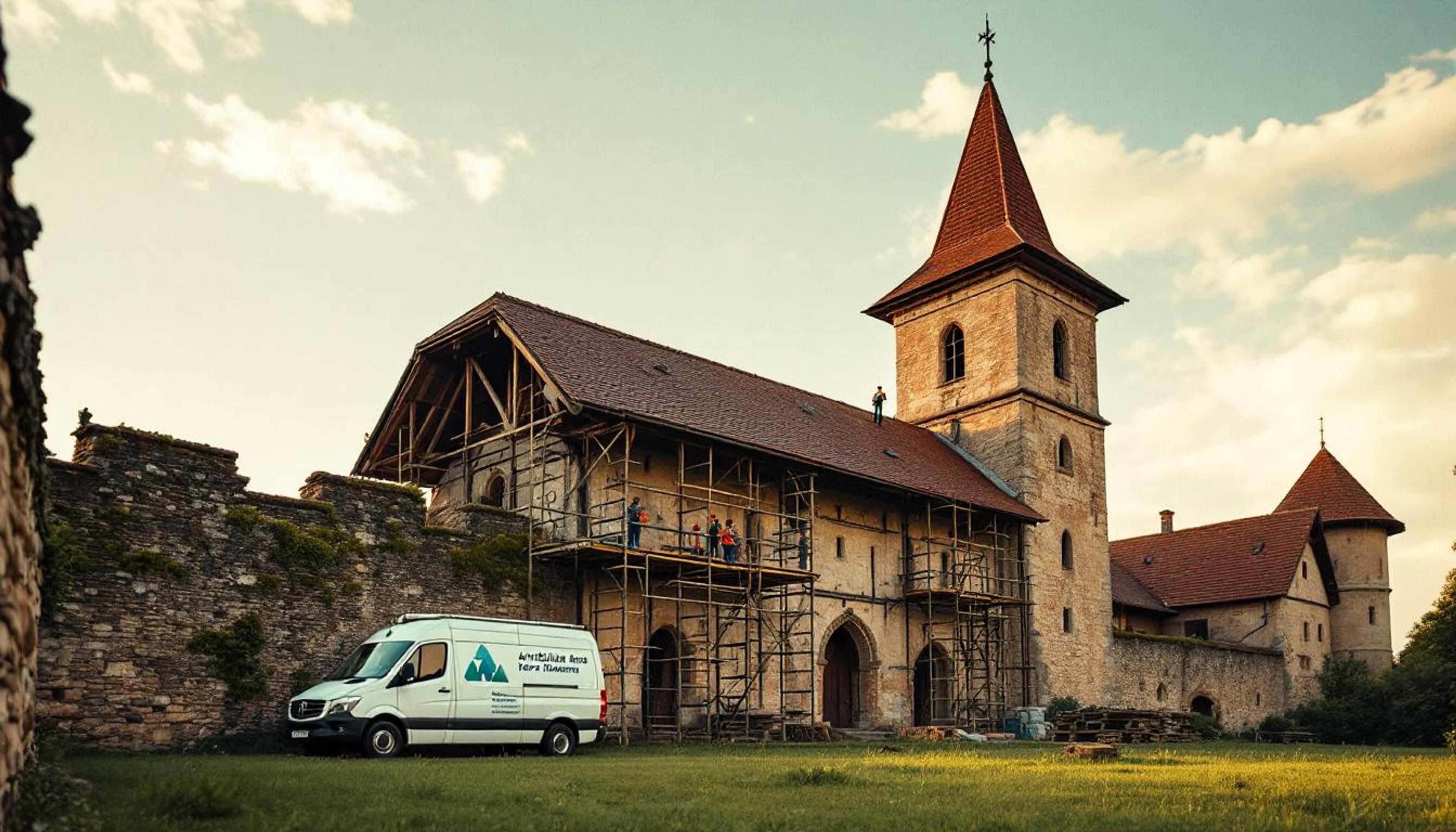 Ambulanța pentru Monumente Transilvania Sud la Biserica fortificată din Roadeș